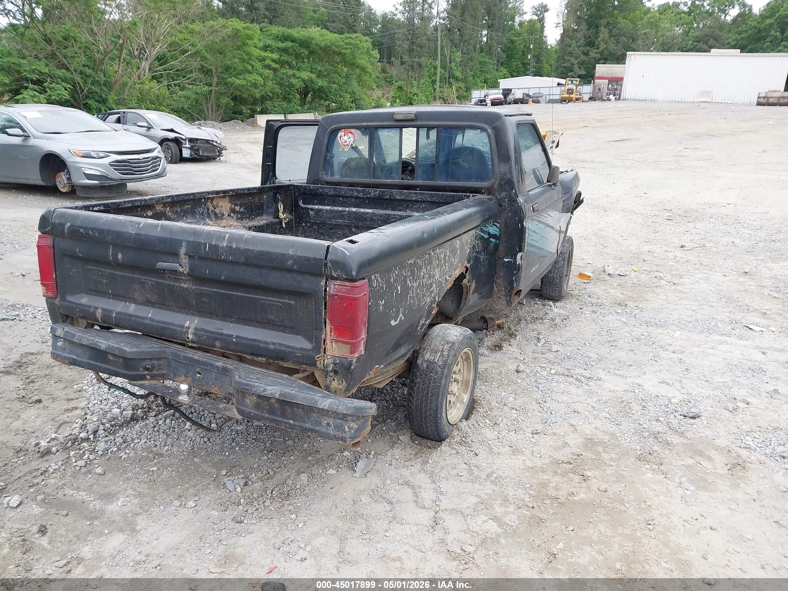 1992 Ford Ranger   Черный vin: 1FTCR10A0NUD34627