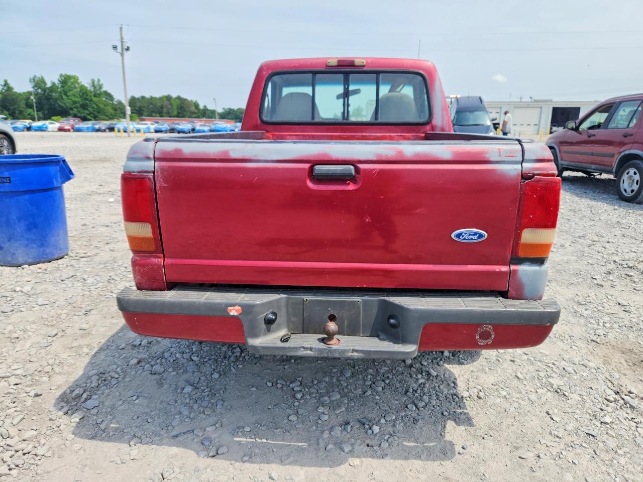 1993 Ford Ranger Red vin: 1FTCR10A0PPB34784