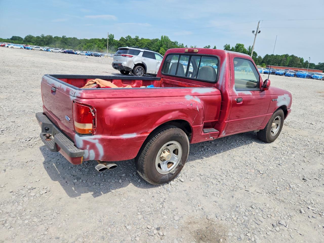 1993 Ford Ranger Red vin: 1FTCR10A0PPB34784