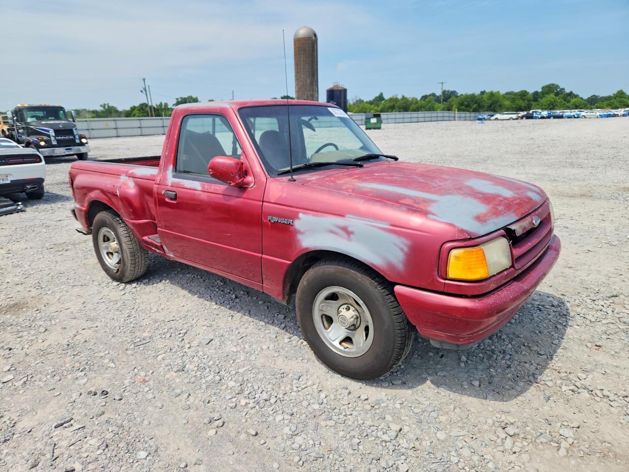 1993 Ford Ranger Red vin: 1FTCR10A0PPB34784