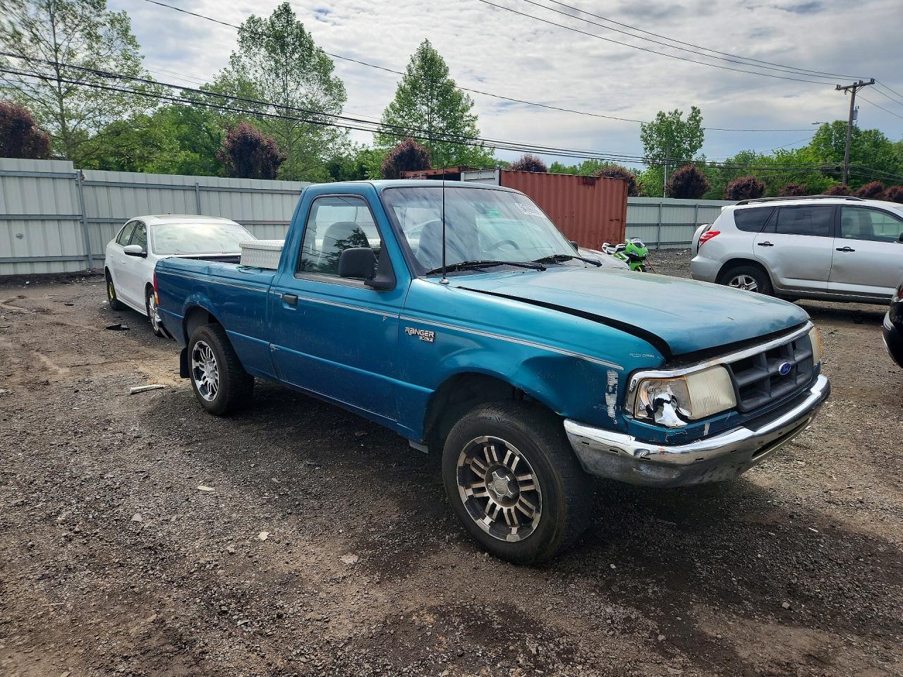 1993 Ford Ranger Teal vin: 1FTCR10A0PTA89059