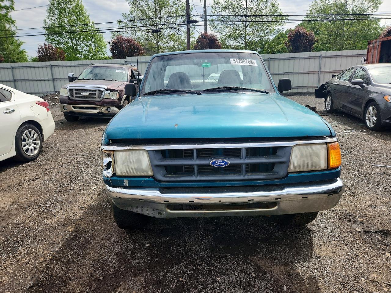 1993 Ford Ranger Teal vin: 1FTCR10A0PTA89059