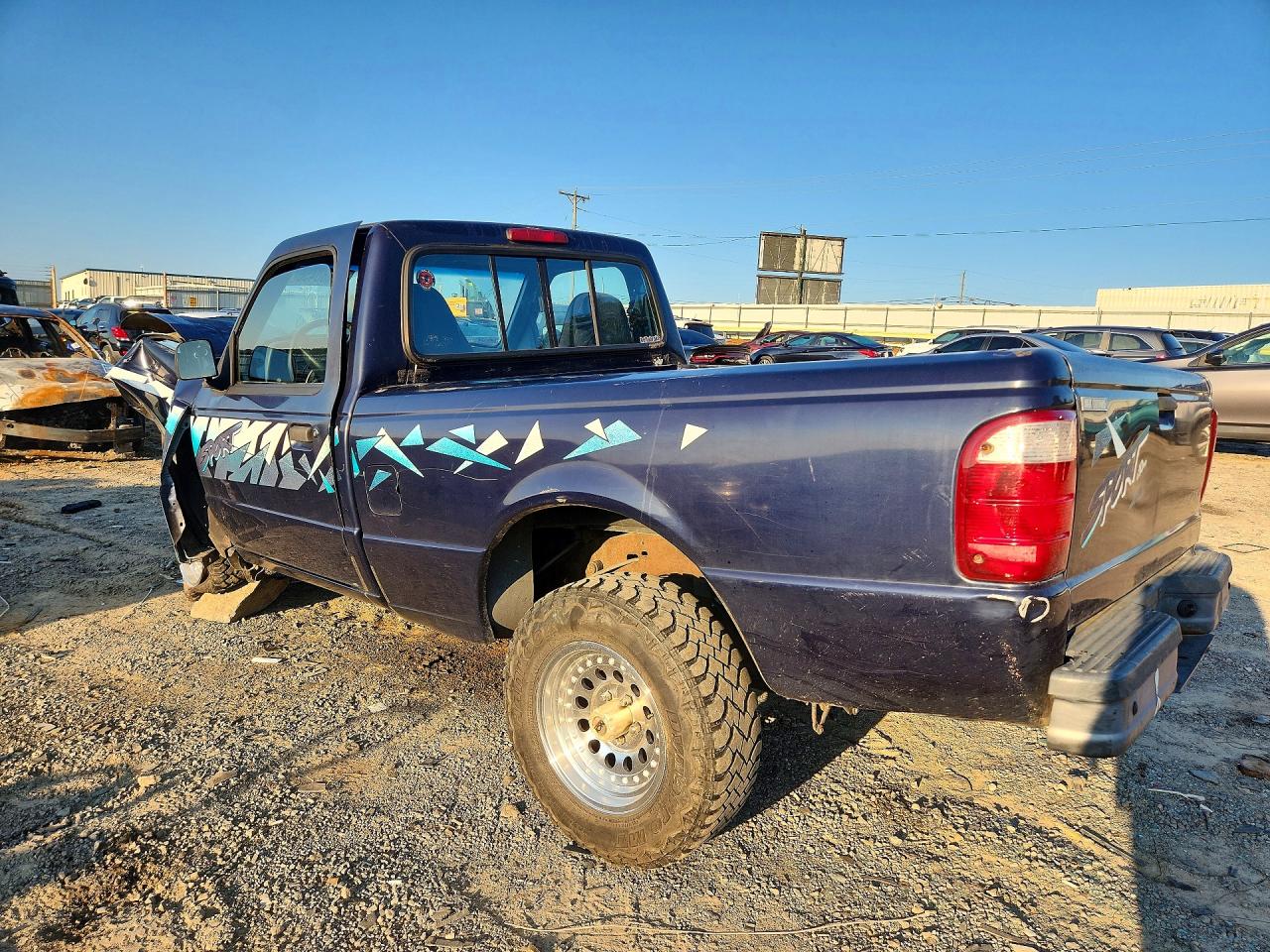 1994 Ford Ranger Xl Blue vin: 1FTCR10A0RTA95642