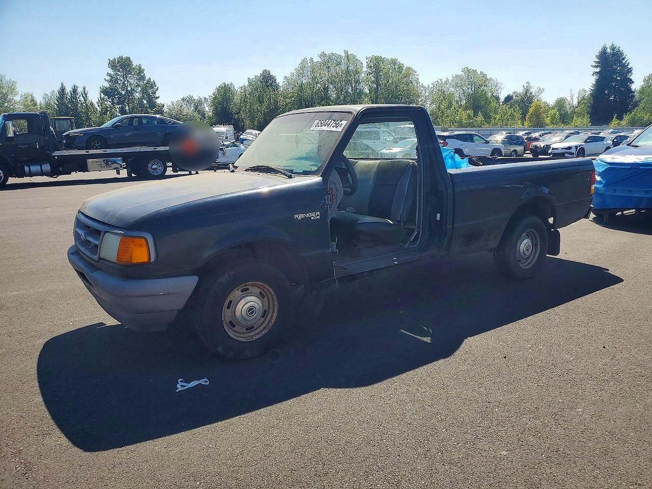 1996 Ford Ranger Black vin: 1FTCR10A0TPA97293