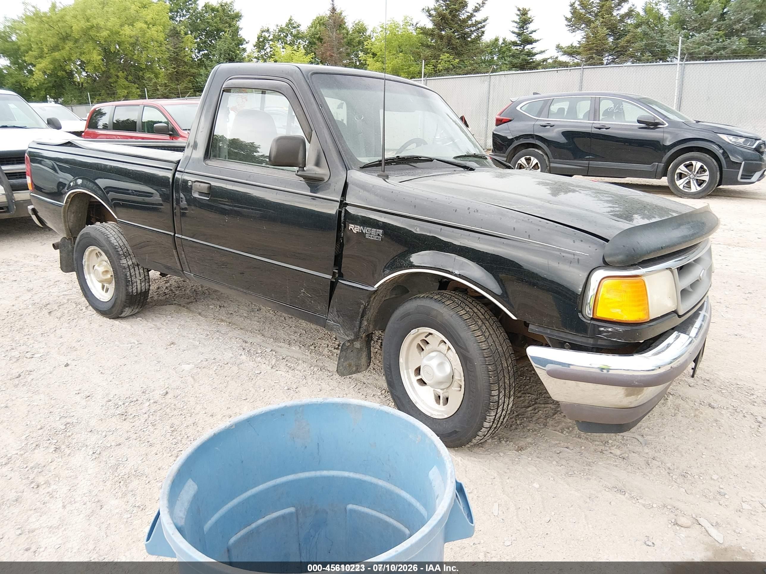 1996 Ford Ranger   Black vin: 1FTCR10A0TPB45195
