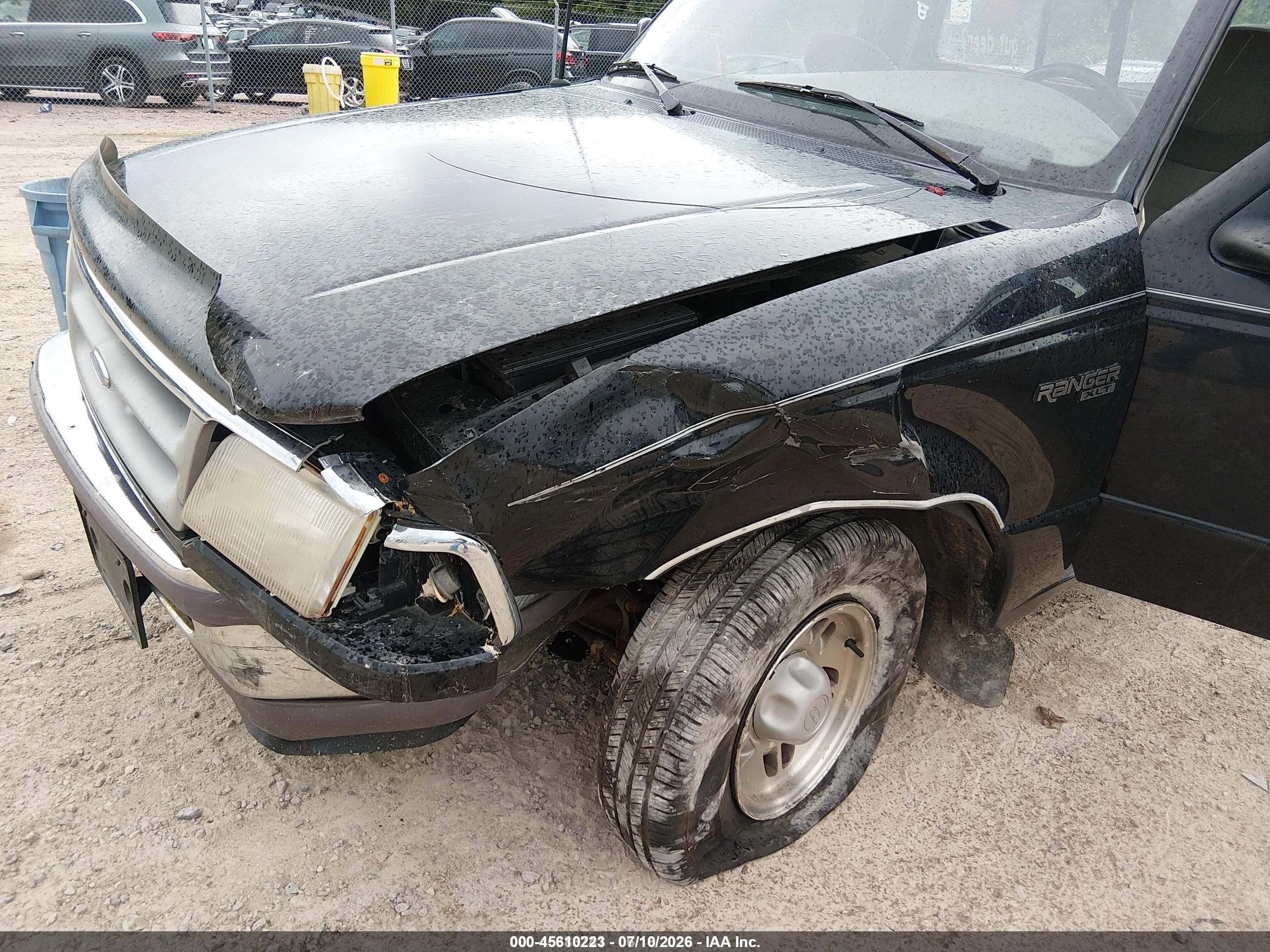 1996 Ford Ranger   Black vin: 1FTCR10A0TPB45195