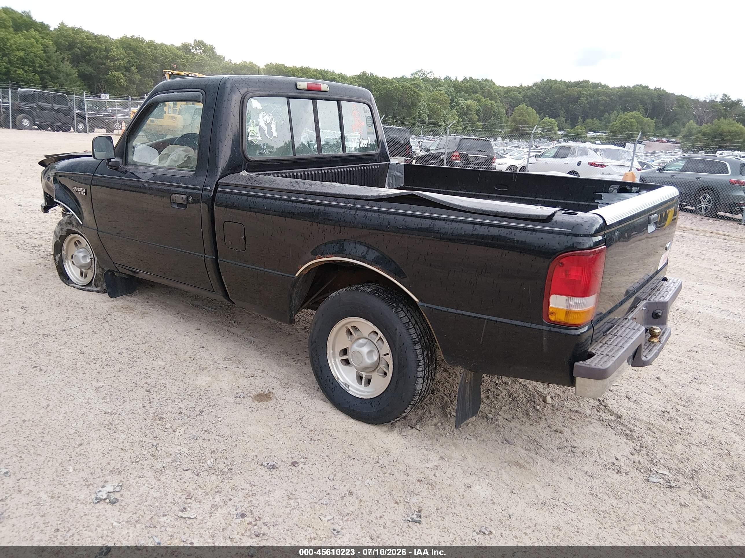 1996 Ford Ranger   Black vin: 1FTCR10A0TPB45195