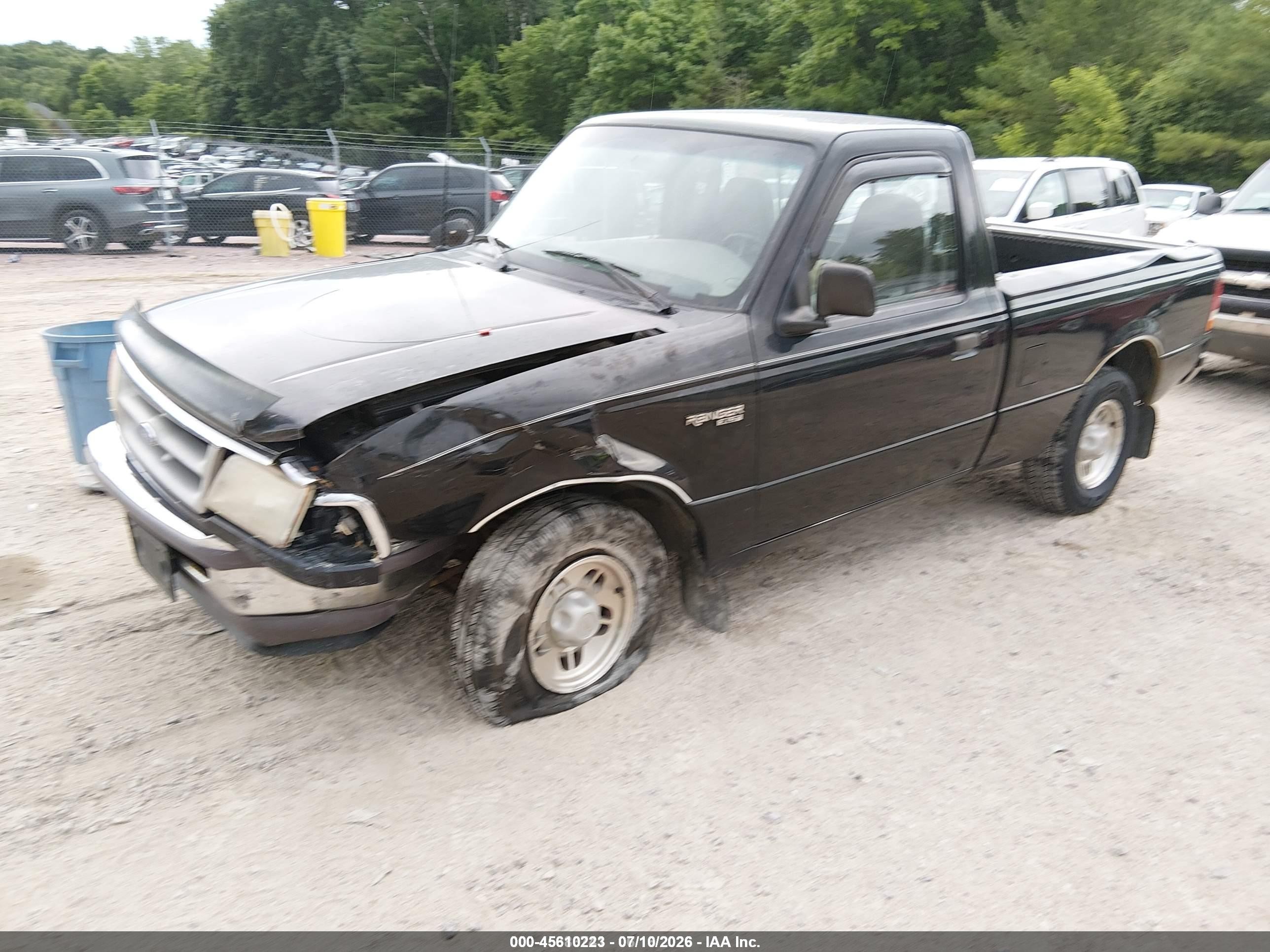 1996 Ford Ranger   Black vin: 1FTCR10A0TPB45195