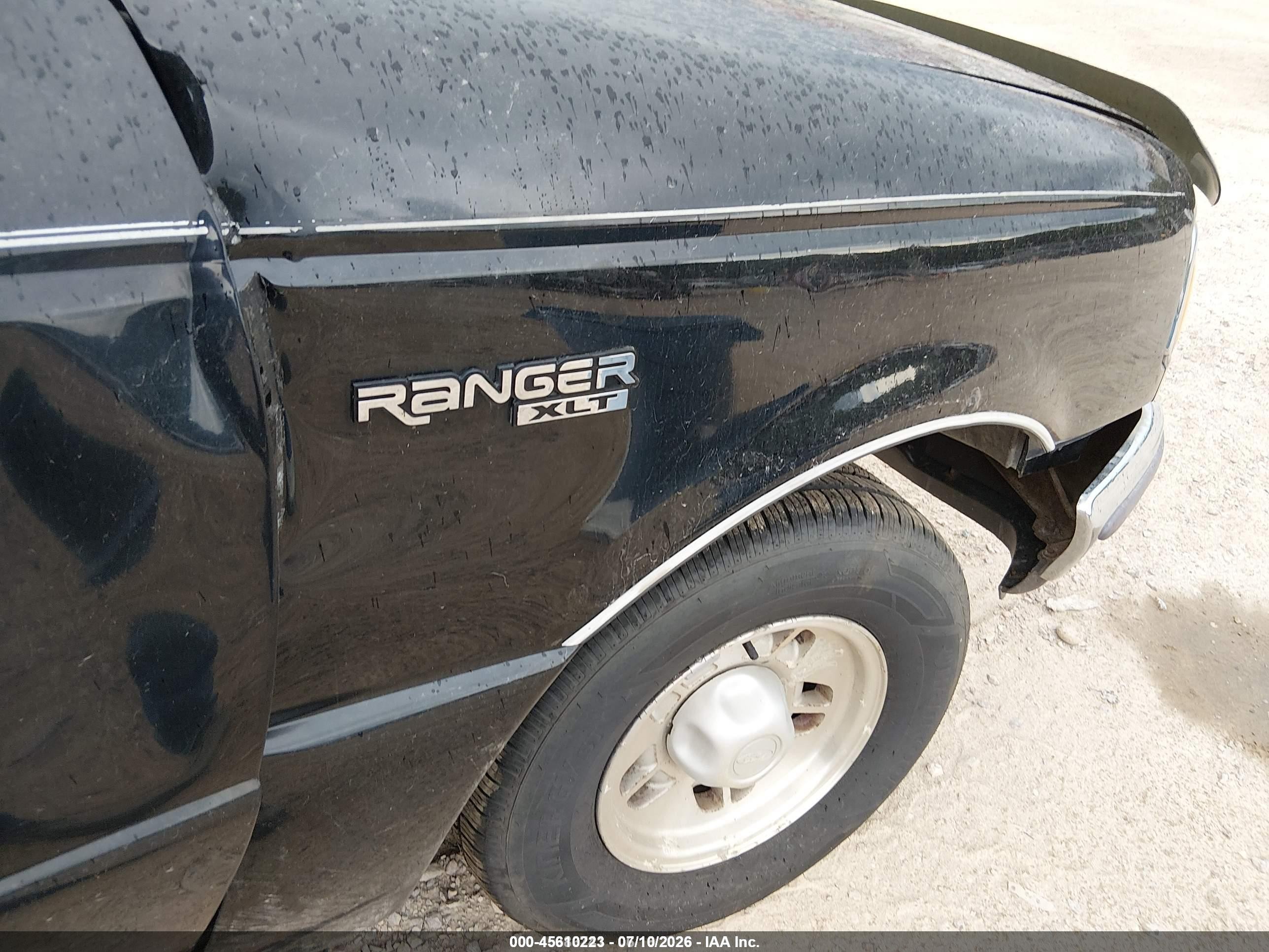 1996 Ford Ranger   Black vin: 1FTCR10A0TPB45195