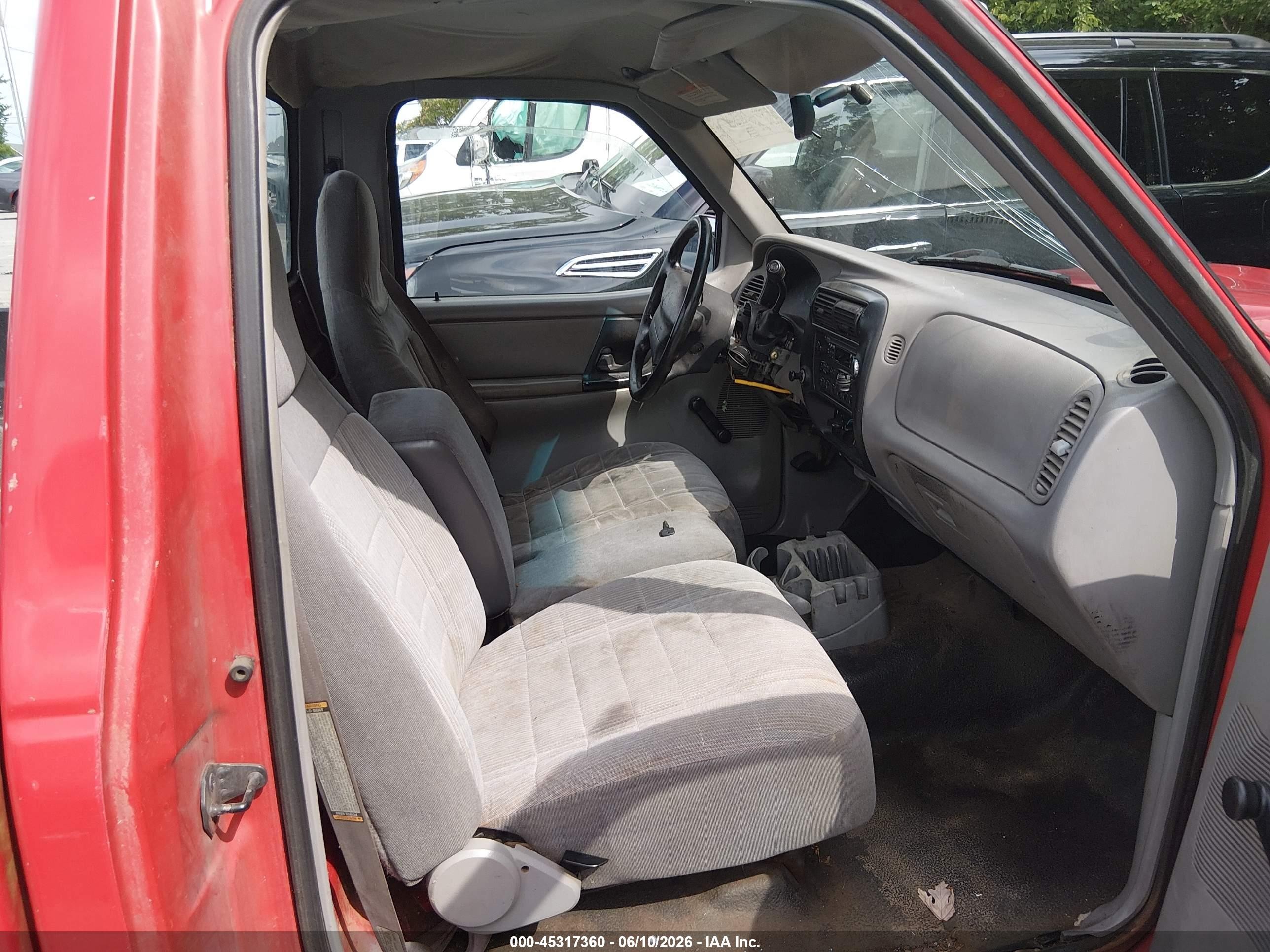 1997 Ford Ranger Splash/xl/xlt Красный vin: 1FTCR10A0VUA24817