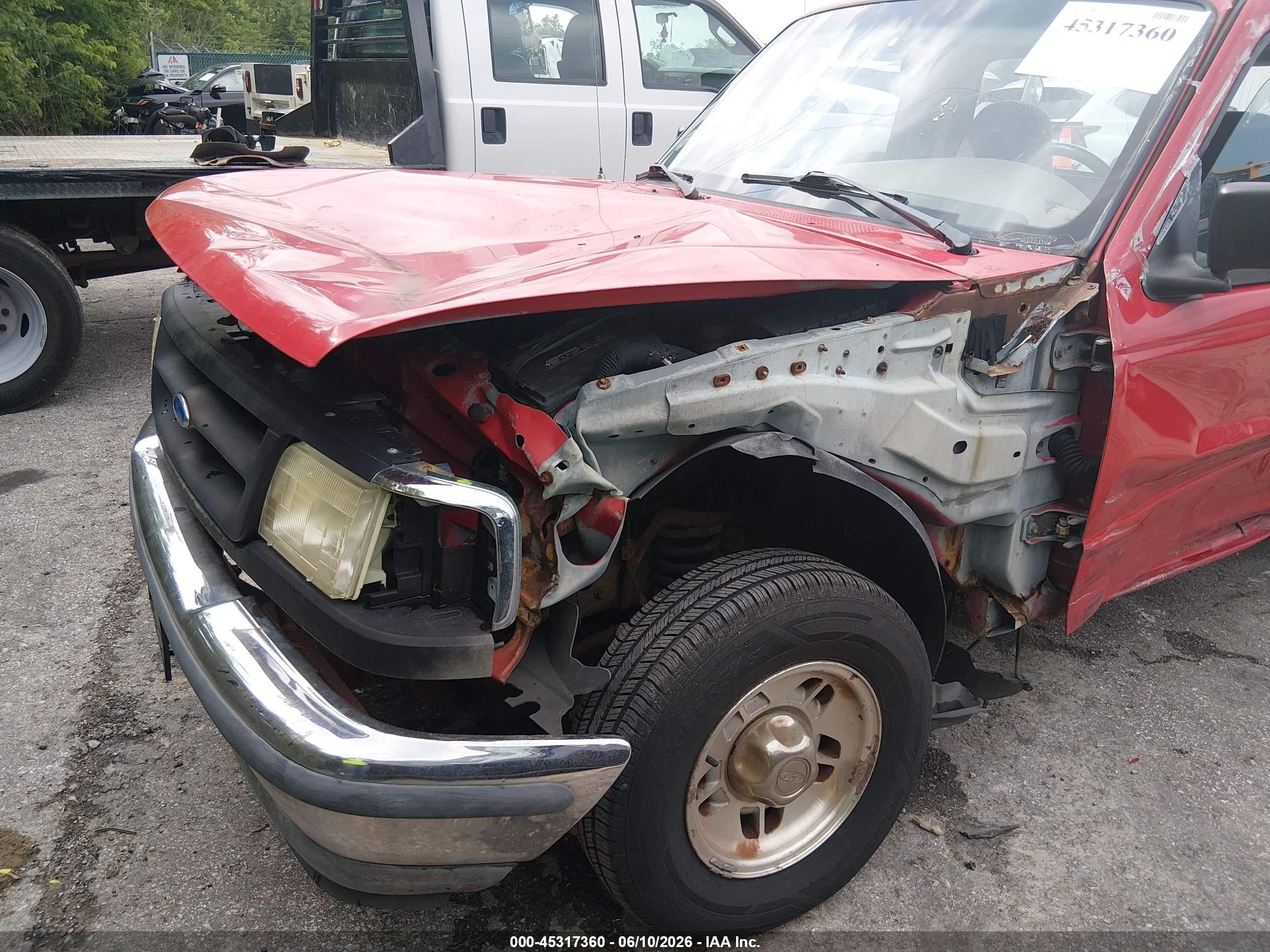1997 Ford Ranger Splash/xl/xlt Красный vin: 1FTCR10A0VUA24817