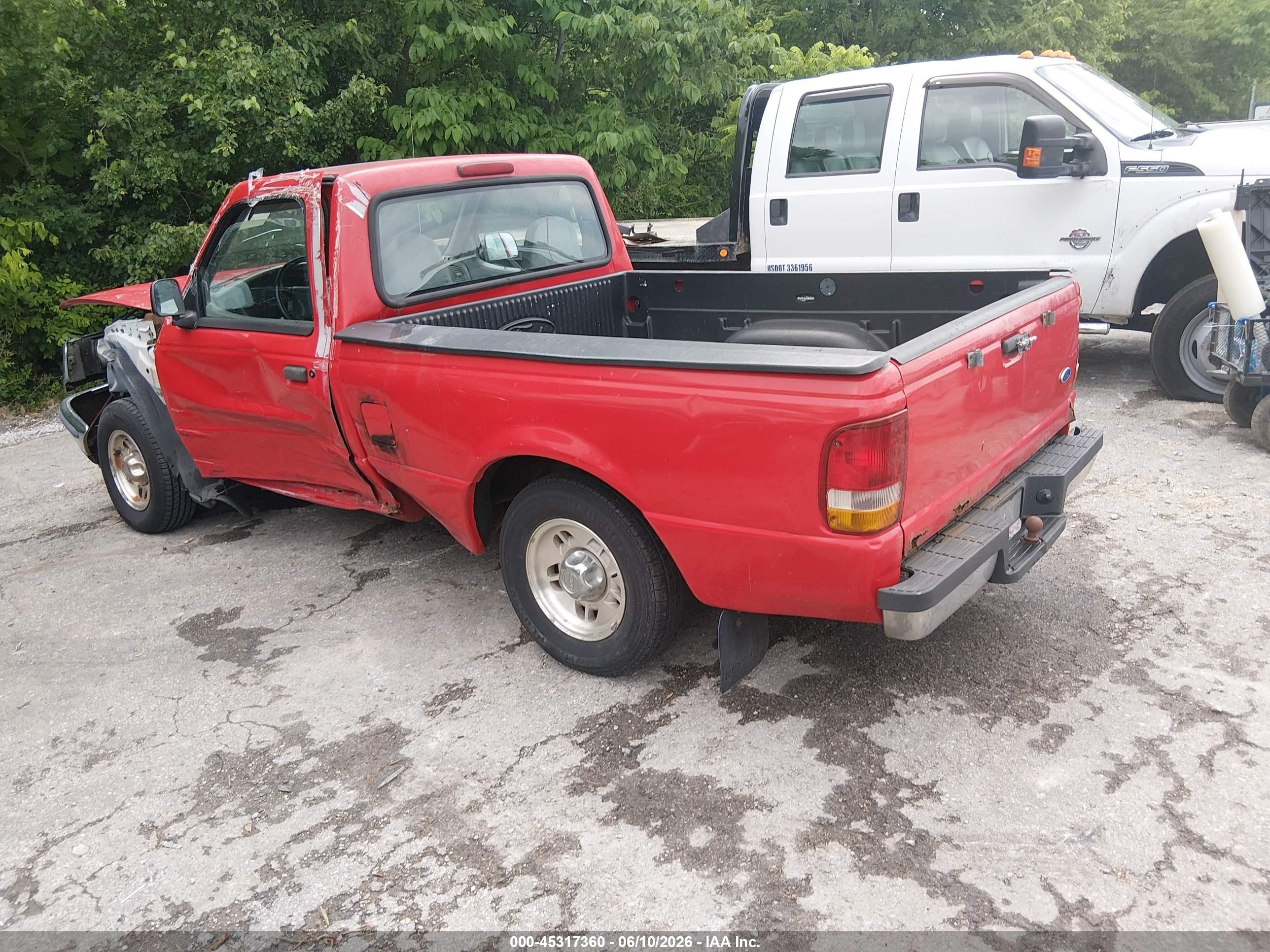 1997 Ford Ranger Splash/xl/xlt Красный vin: 1FTCR10A0VUA24817