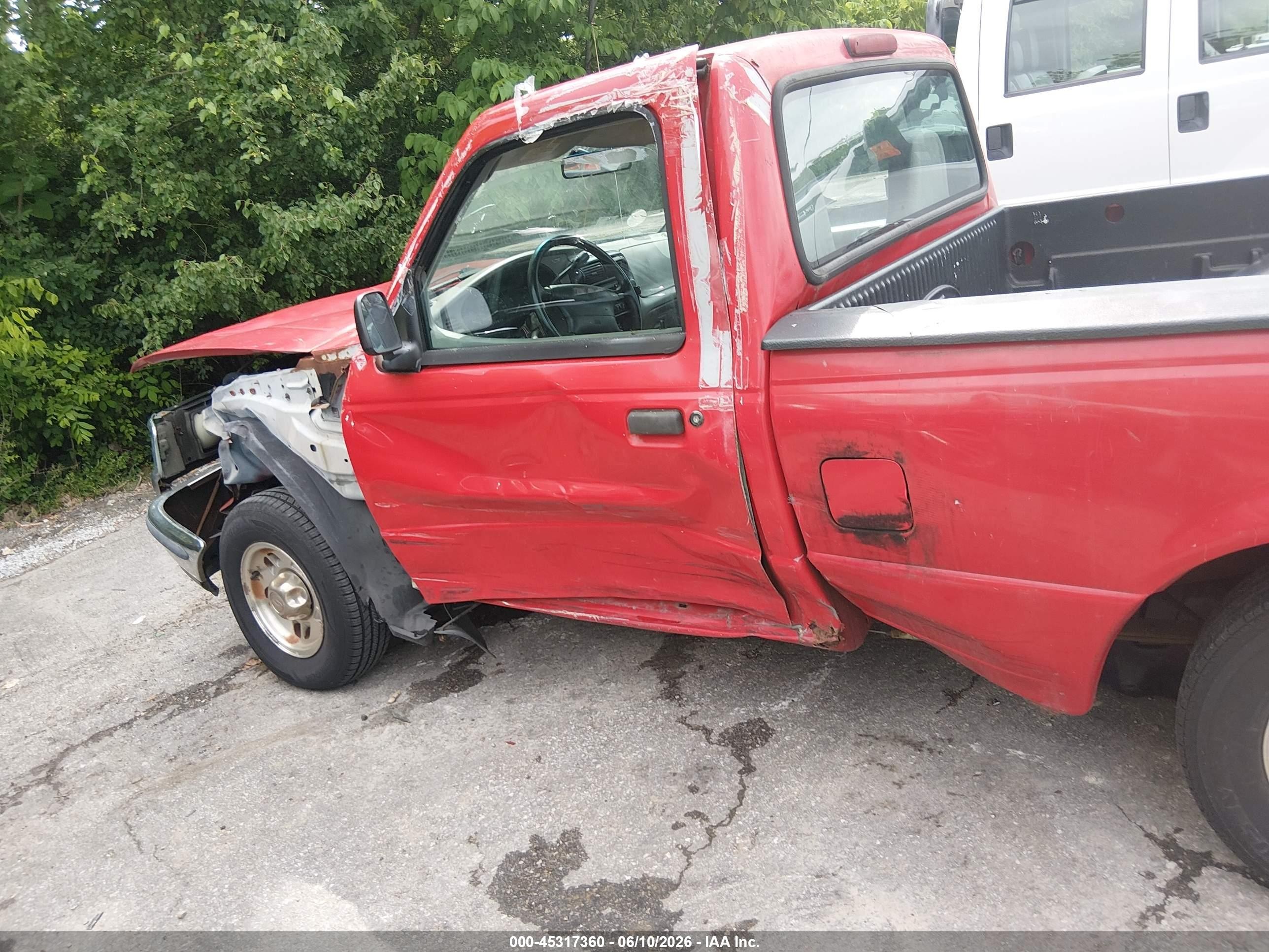 1997 Ford Ranger Splash/xl/xlt Красный vin: 1FTCR10A0VUA24817