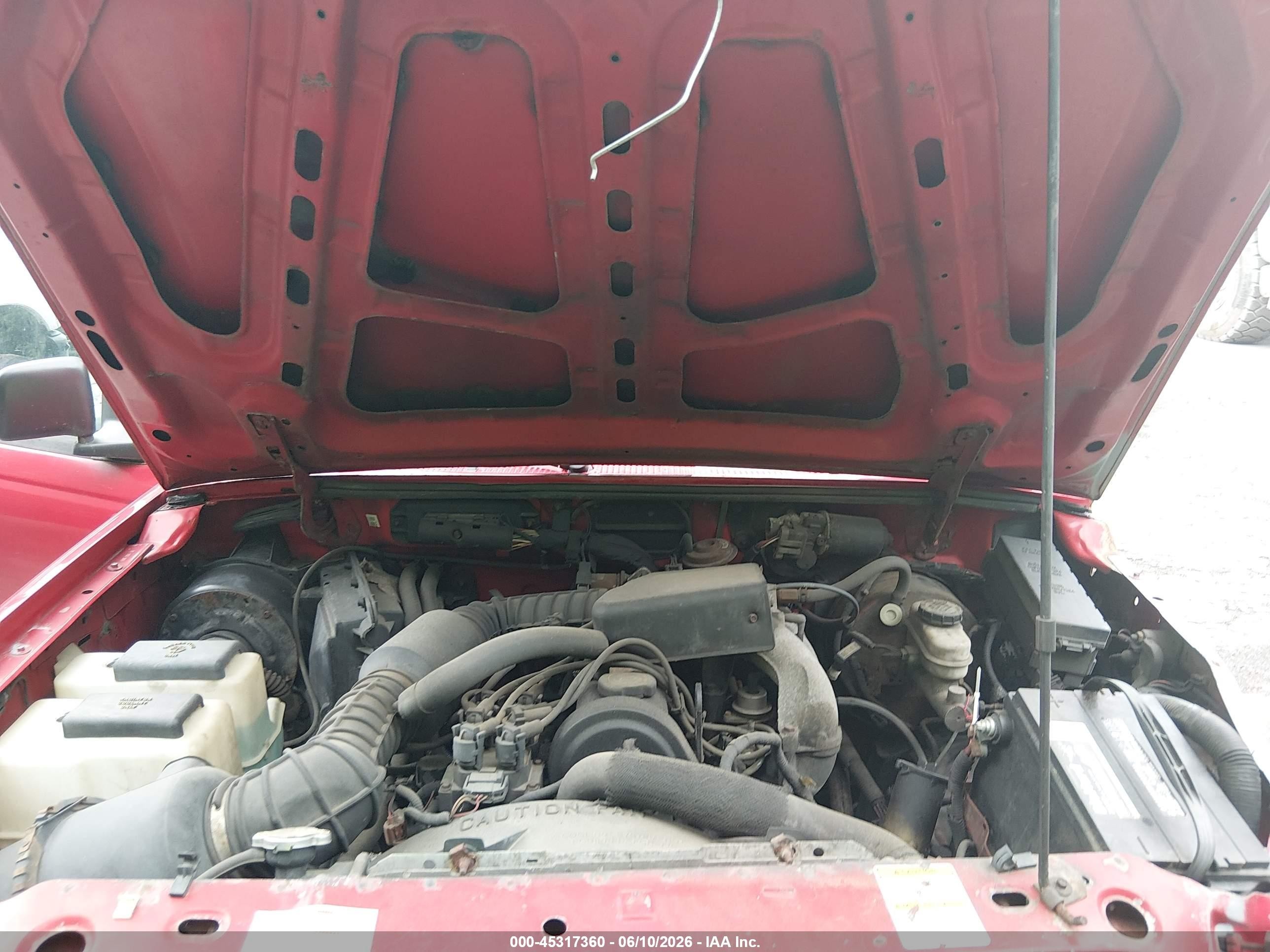 1997 Ford Ranger Splash/xl/xlt Красный vin: 1FTCR10A0VUA24817