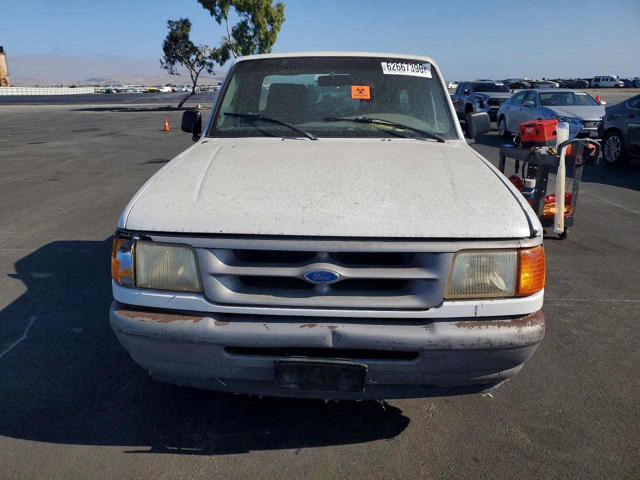 1997 Ford Ranger Xl White vin: 1FTCR10A0VUB54709