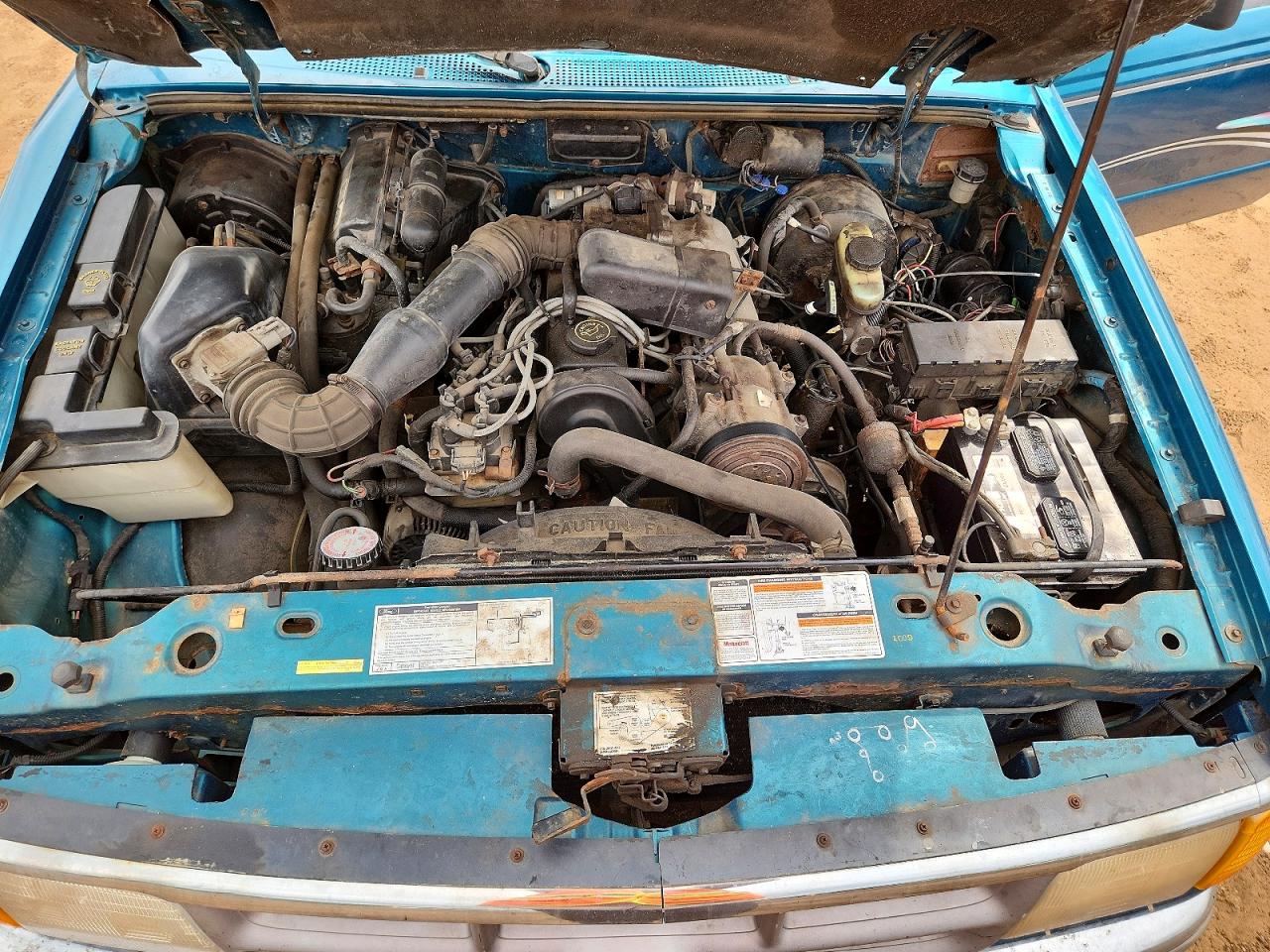 1993 Ford Ranger Turquoise vin: 1FTCR10A1PTA06318
