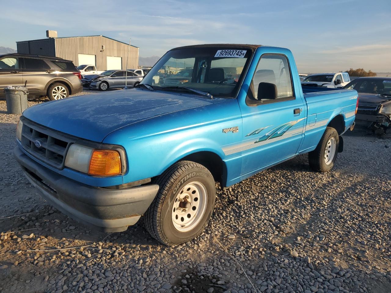 1993 Ford Ranger Синий vin: 1FTCR10A1PUB82084