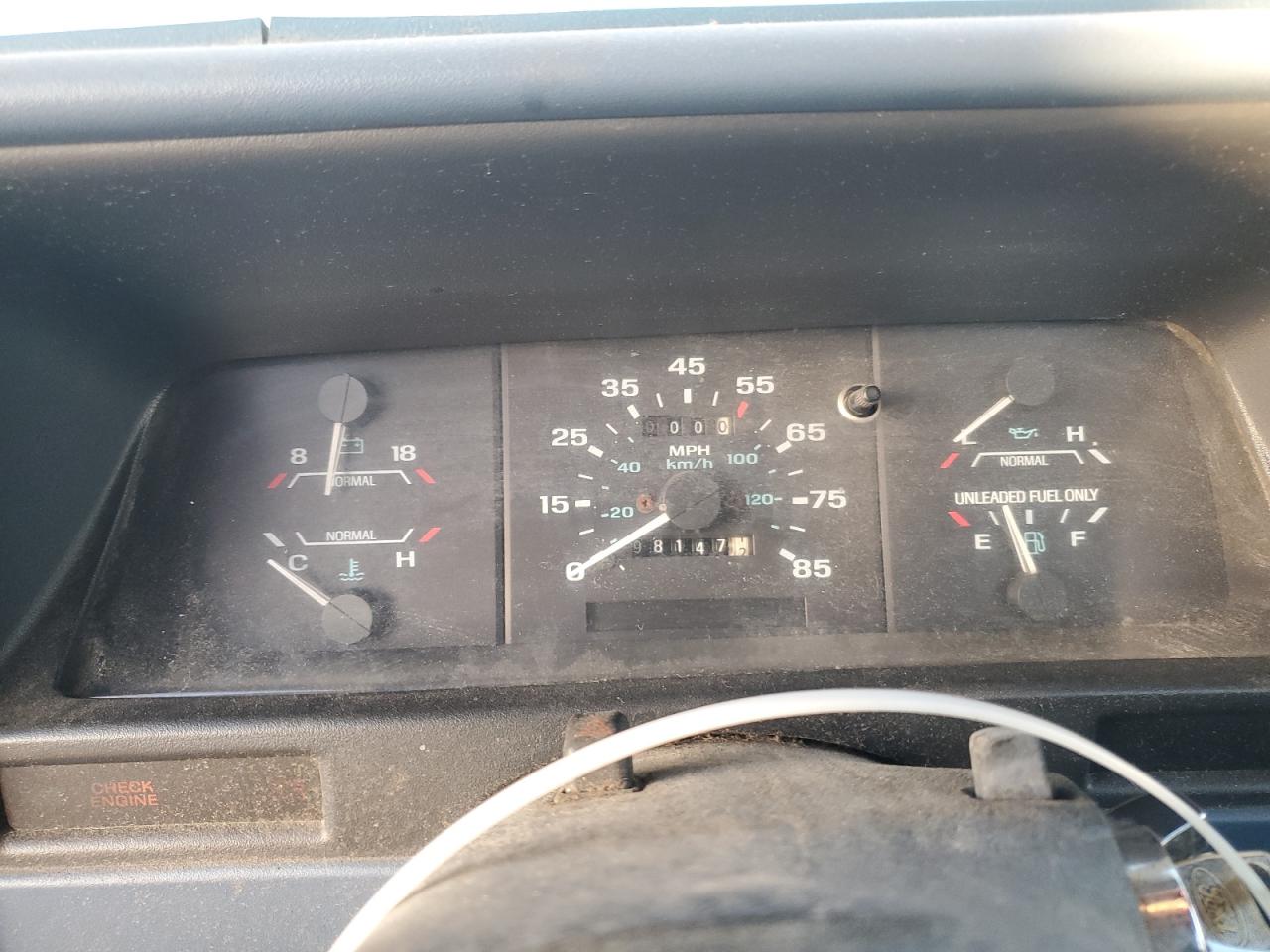 1993 Ford Ranger Blue vin: 1FTCR10A1PUB82084