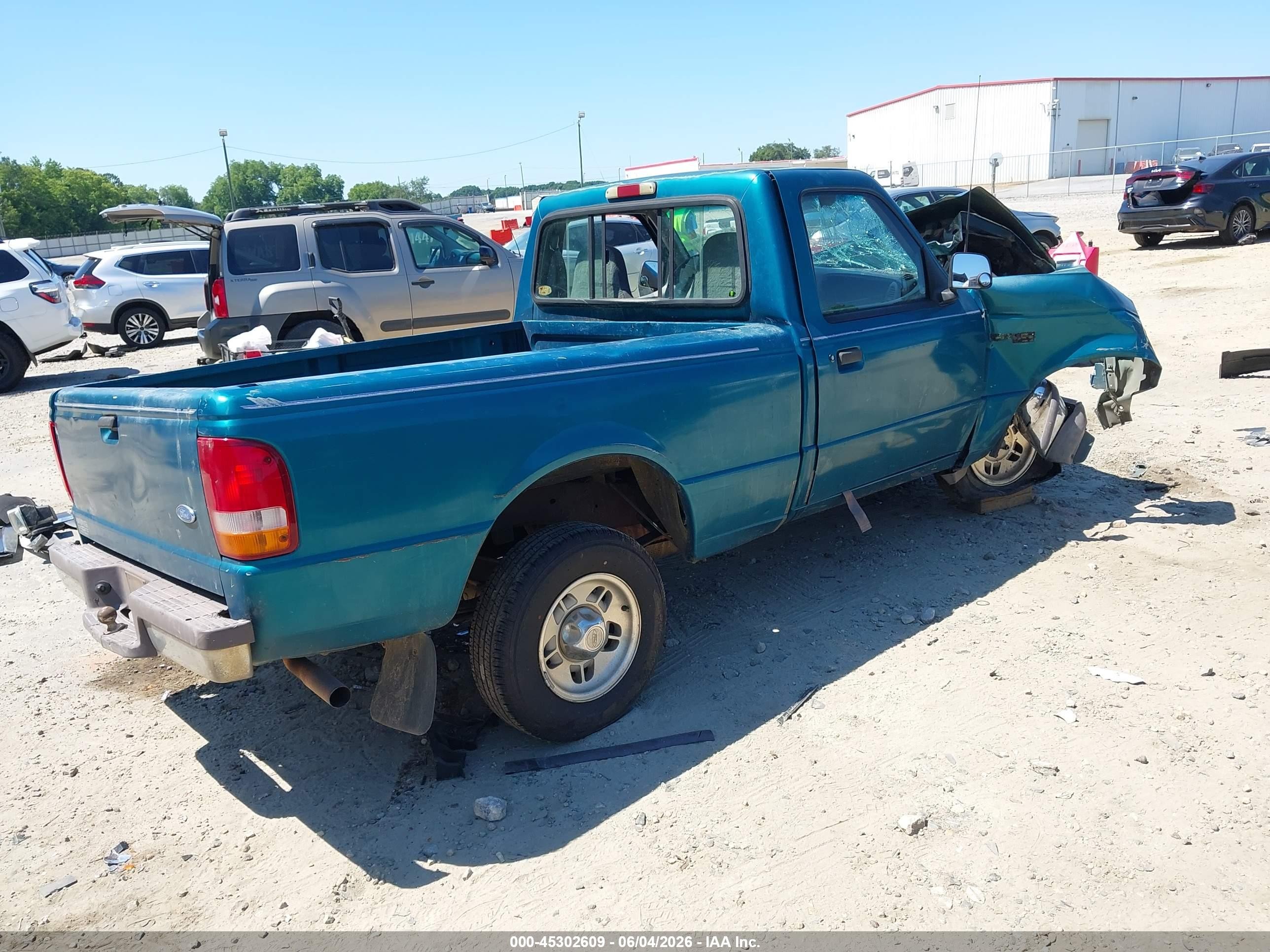 1995 Ford Ranger   Green vin: 1FTCR10A1SUC28571