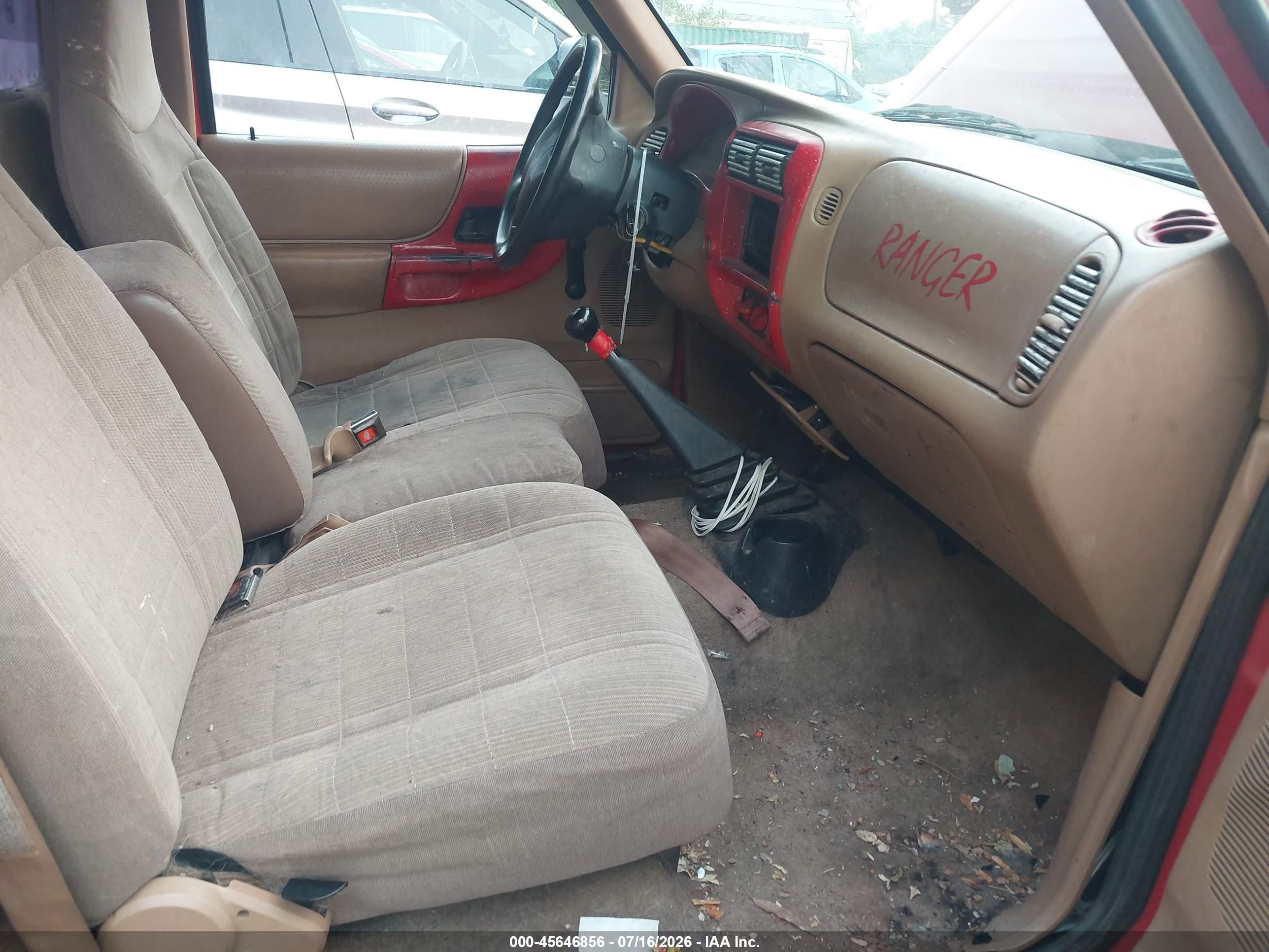 1996 Ford Ranger   Red vin: 1FTCR10A1TPB12917