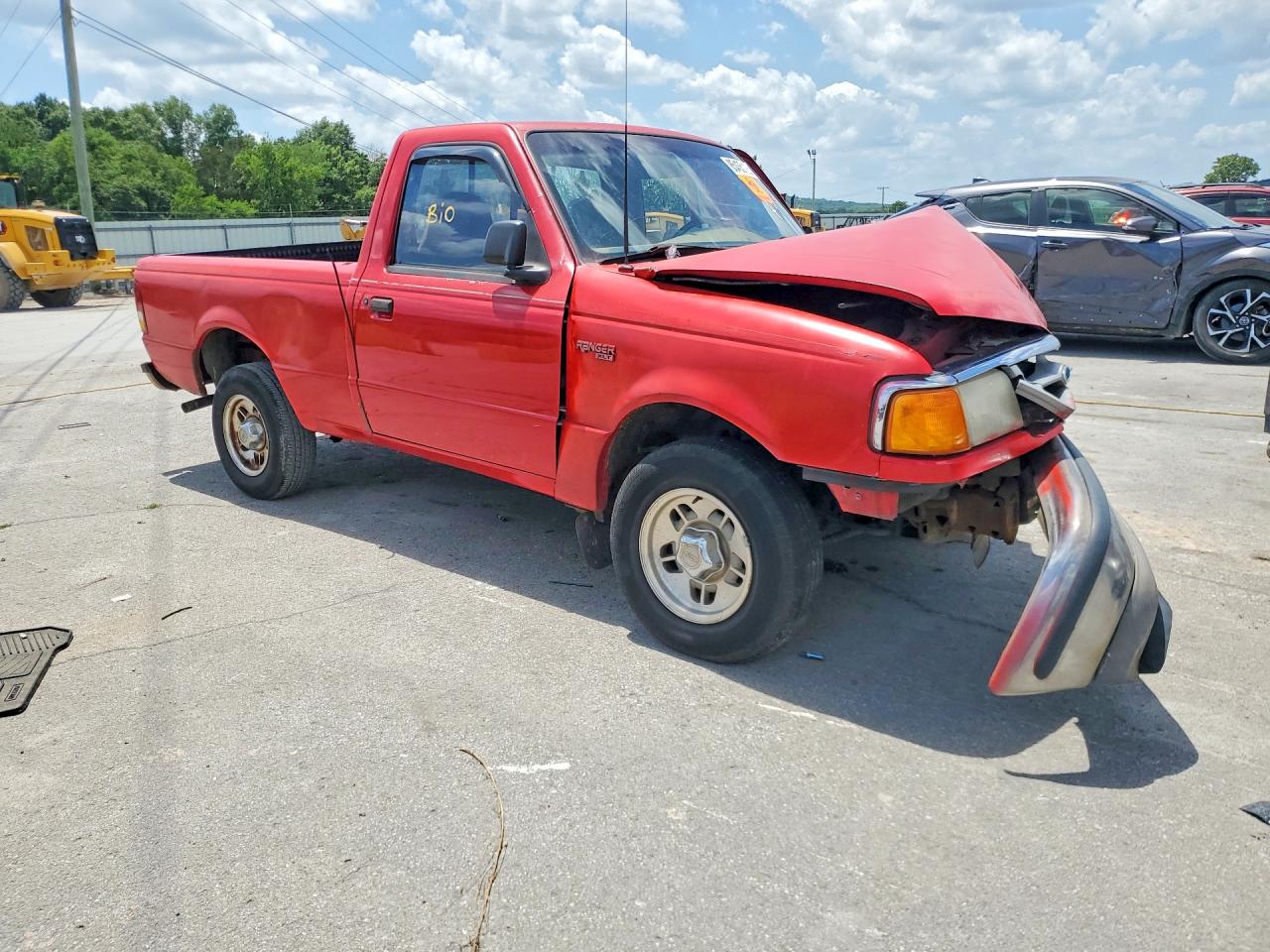 1996 Ford Ranger Red vin: 1FTCR10A1TUD27165