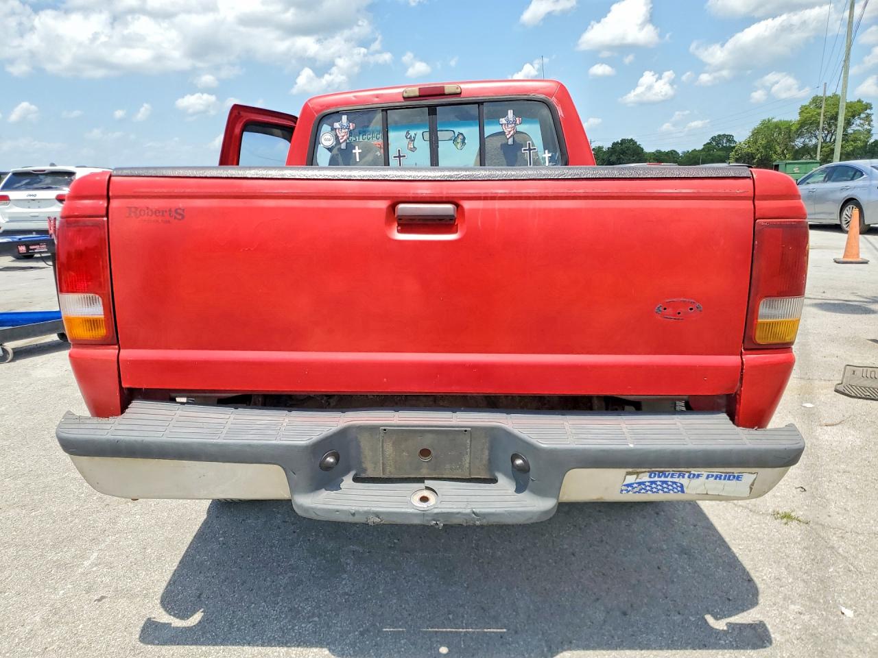 1996 Ford Ranger Red vin: 1FTCR10A1TUD27165