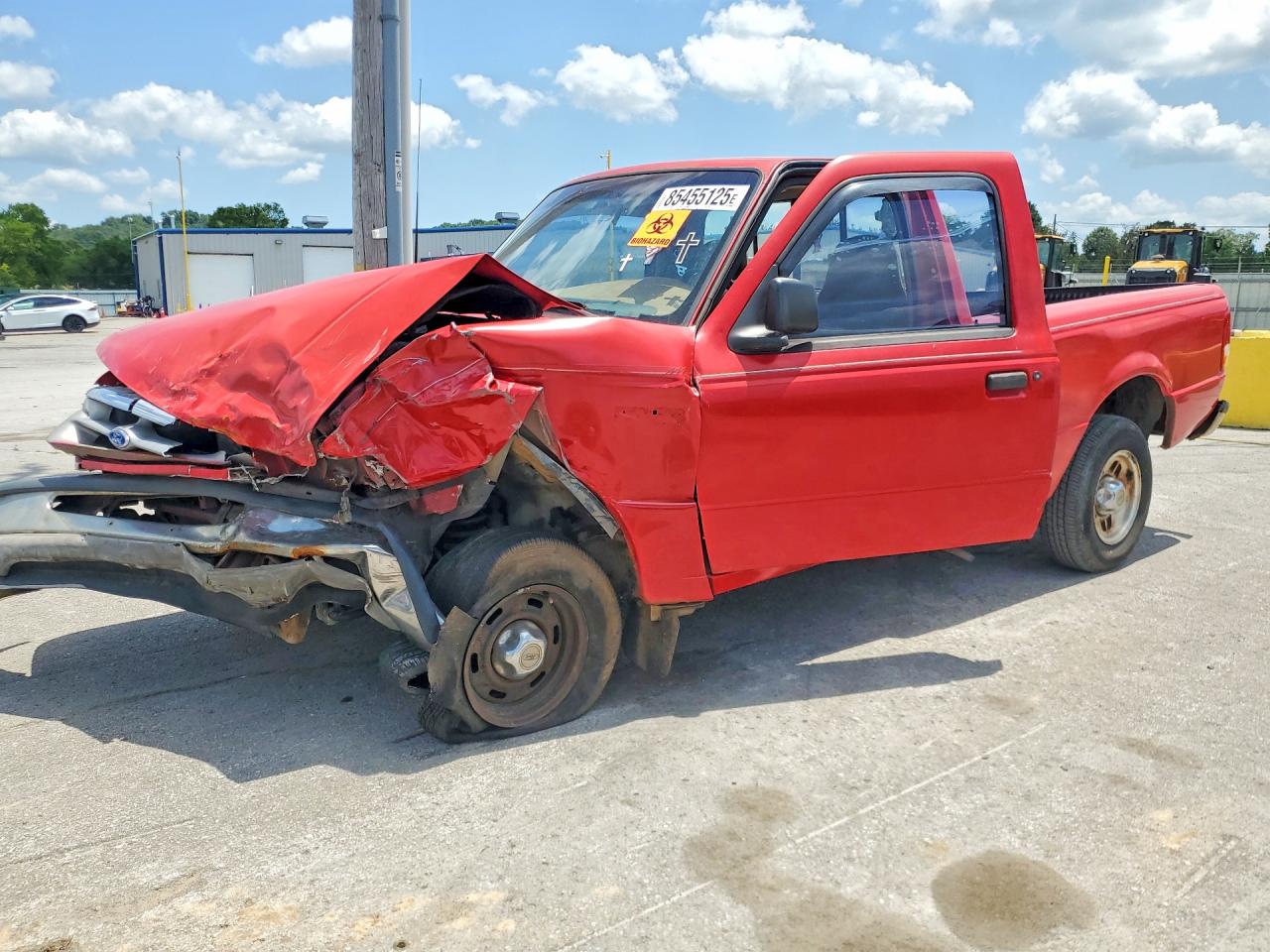 1996 Ford Ranger Red vin: 1FTCR10A1TUD27165