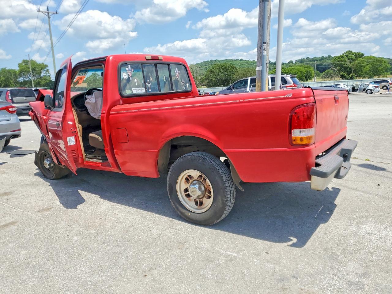 1996 Ford Ranger Red vin: 1FTCR10A1TUD27165