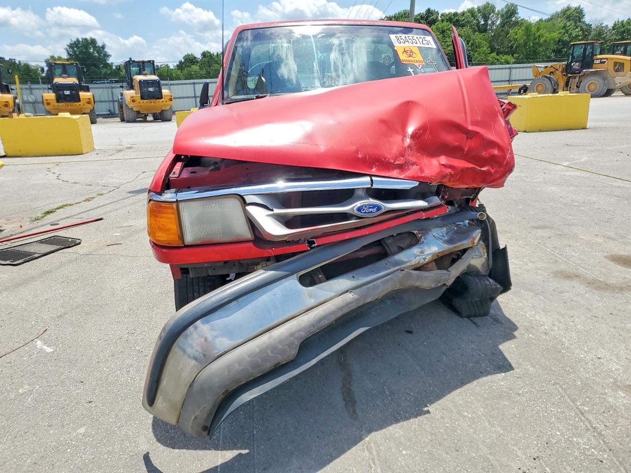 1996 Ford Ranger Red vin: 1FTCR10A1TUD27165
