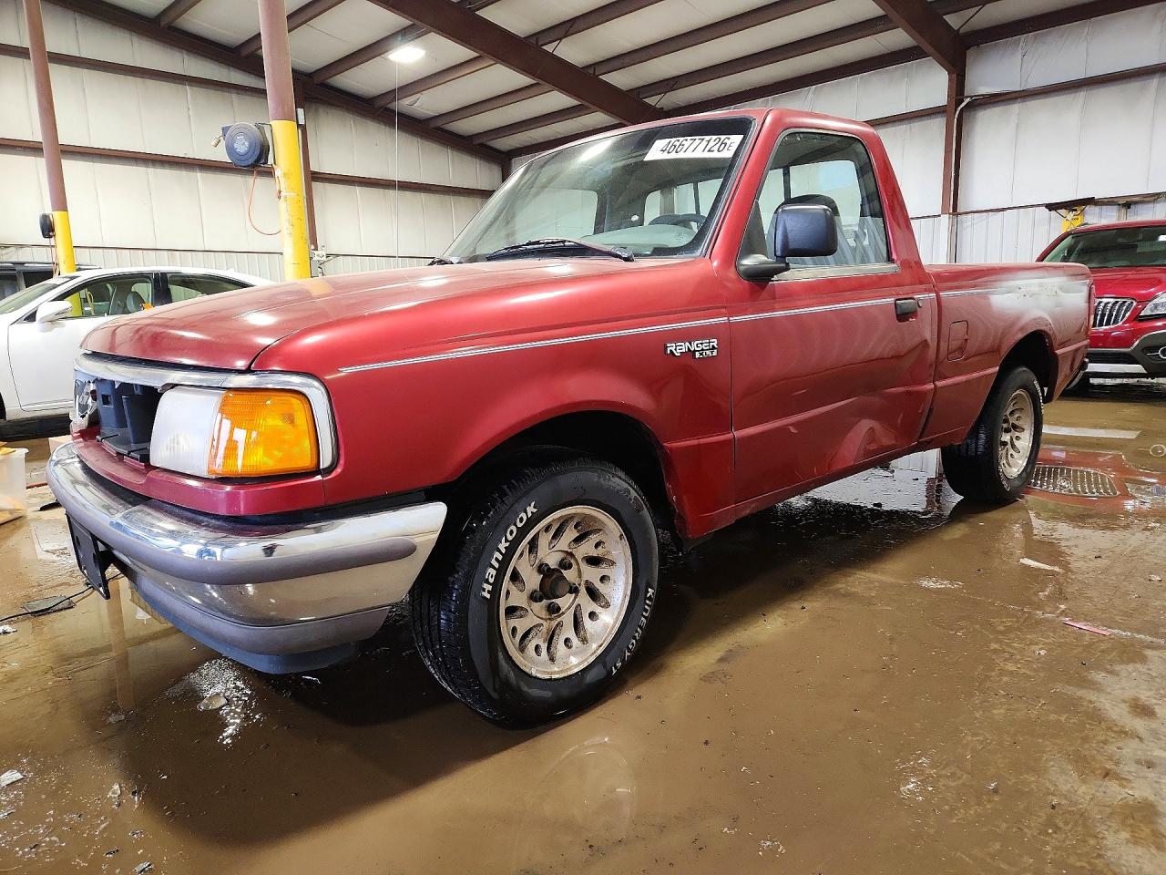 1997 Ford Ranger Red vin: 1FTCR10A1VPA06650