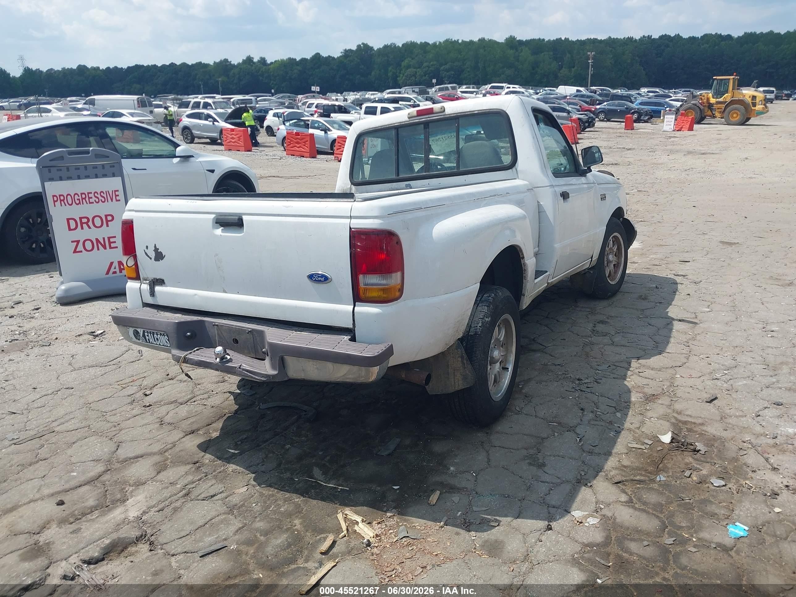1997 Ford Ranger Splash/xlt White vin: 1FTCR10A1VPA81669