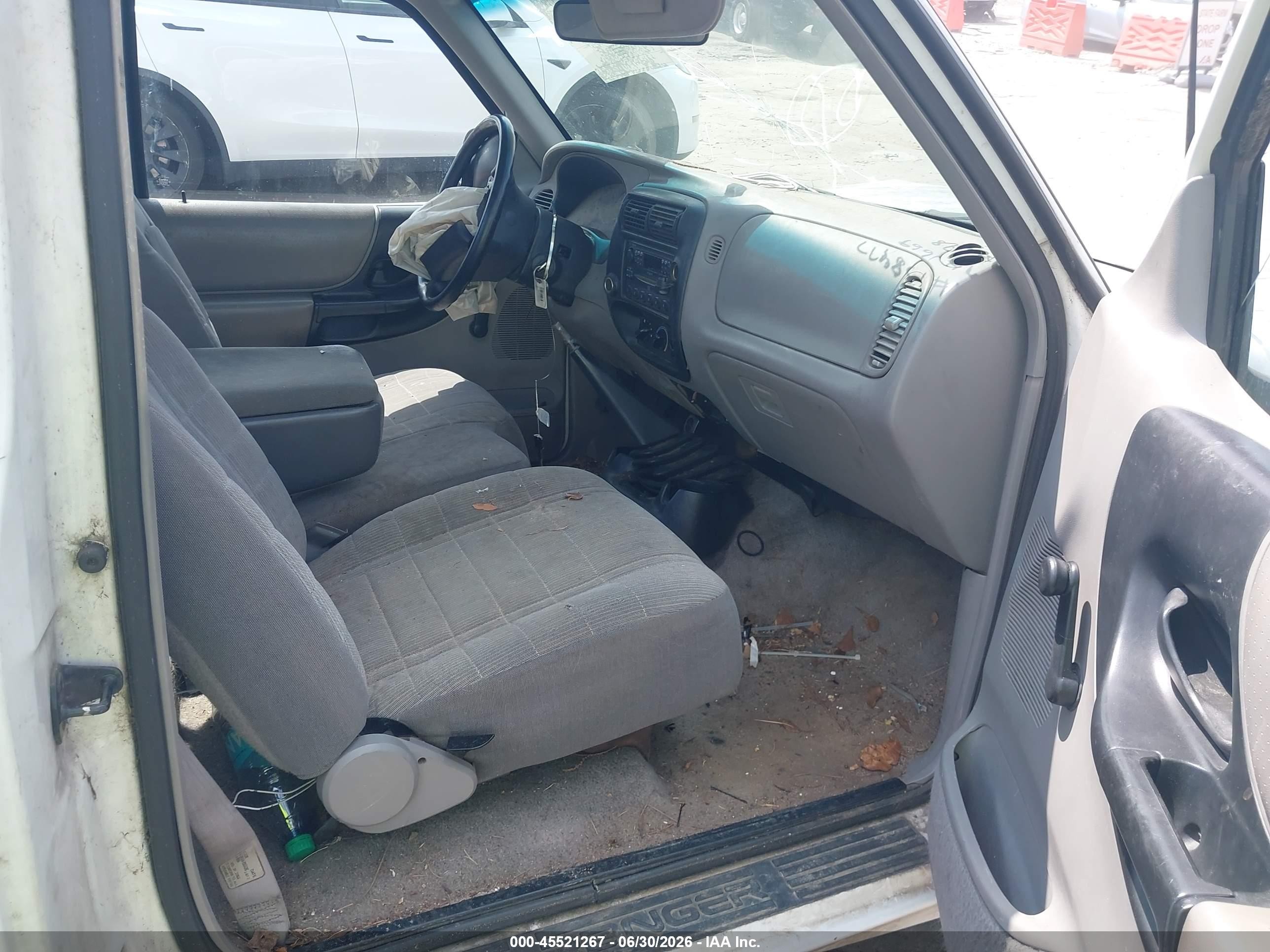 1997 Ford Ranger Splash/xlt White vin: 1FTCR10A1VPA81669