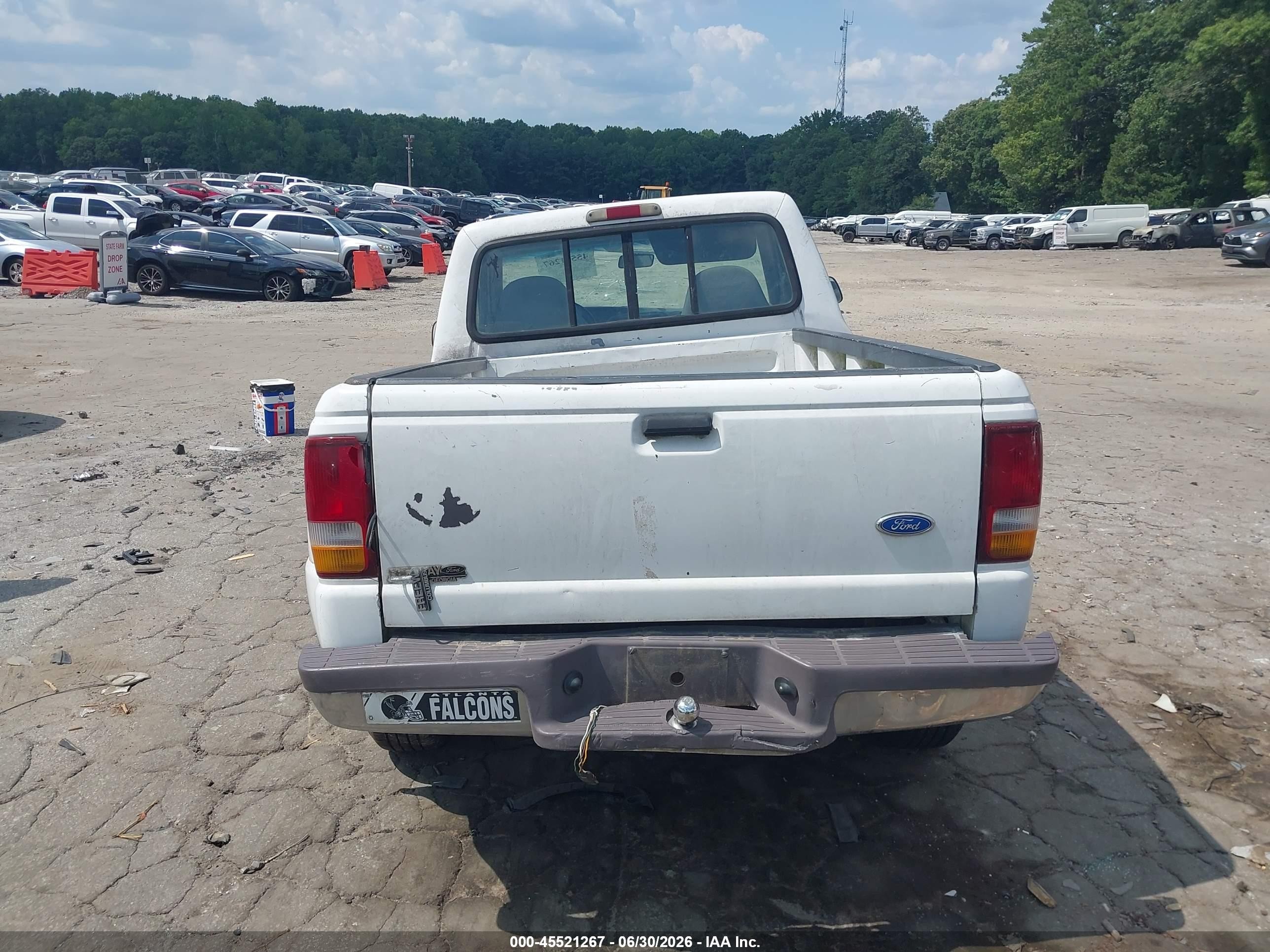 1997 Ford Ranger Splash/xlt White vin: 1FTCR10A1VPA81669