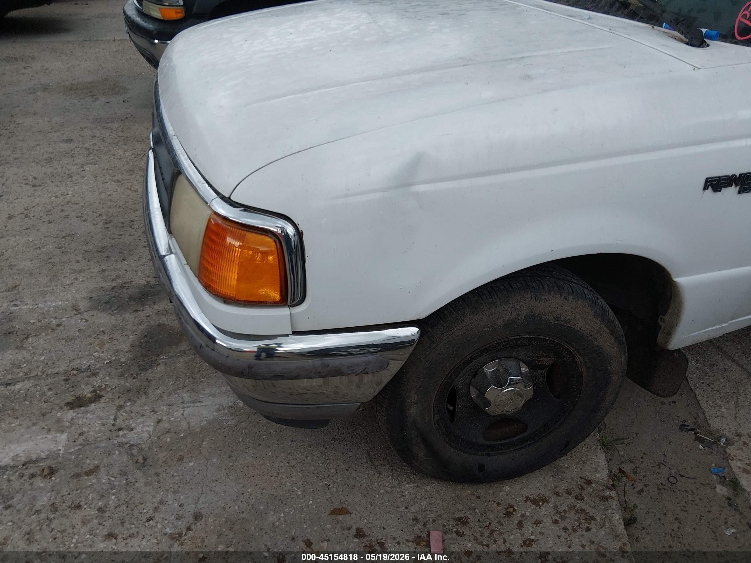 1997 Ford Ranger Splash/xl/xlt White vin: 1FTCR10A1VTA88077