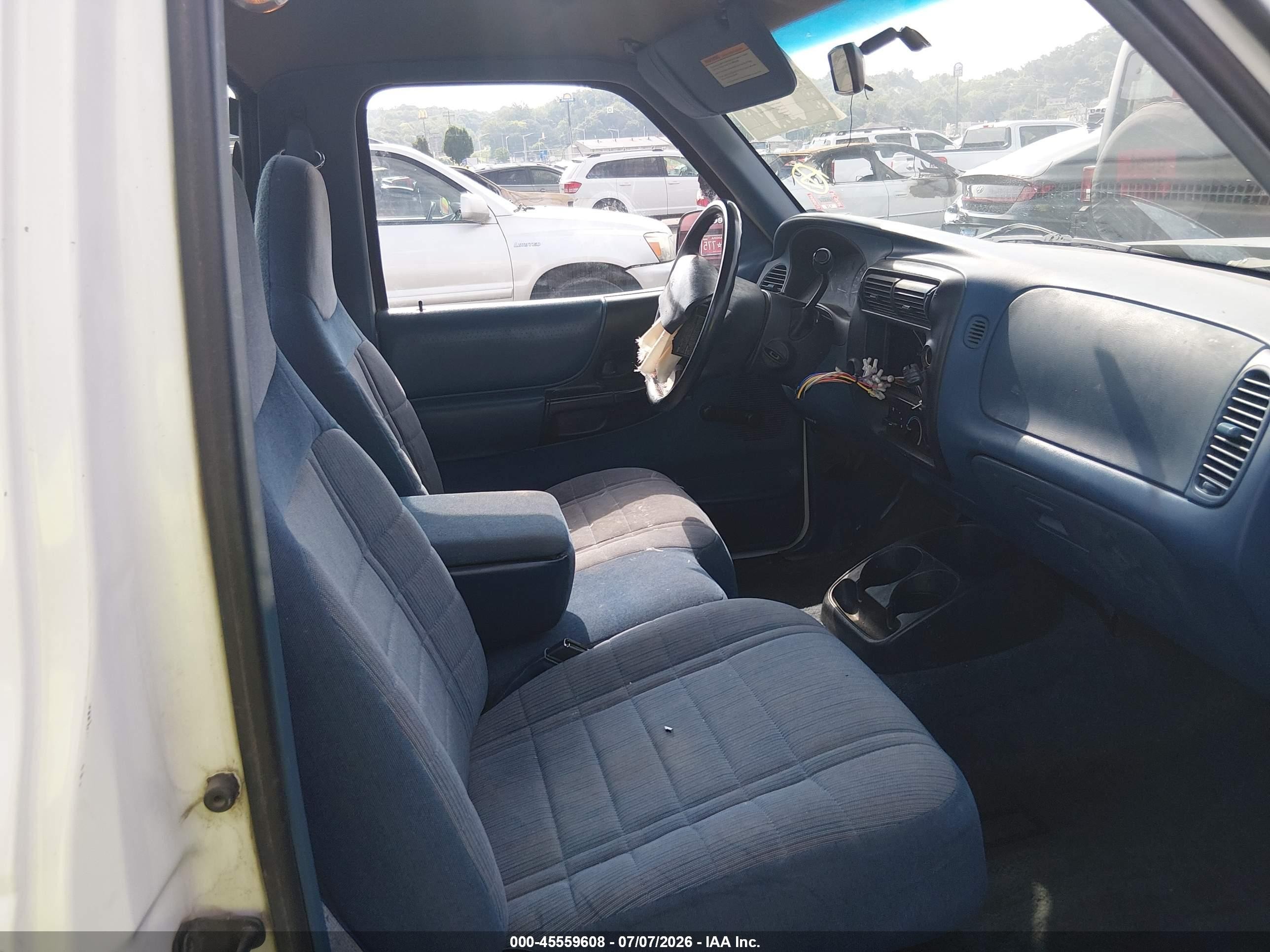 1997 Ford Ranger Splash/xlt White vin: 1FTCR10A1VUA29413
