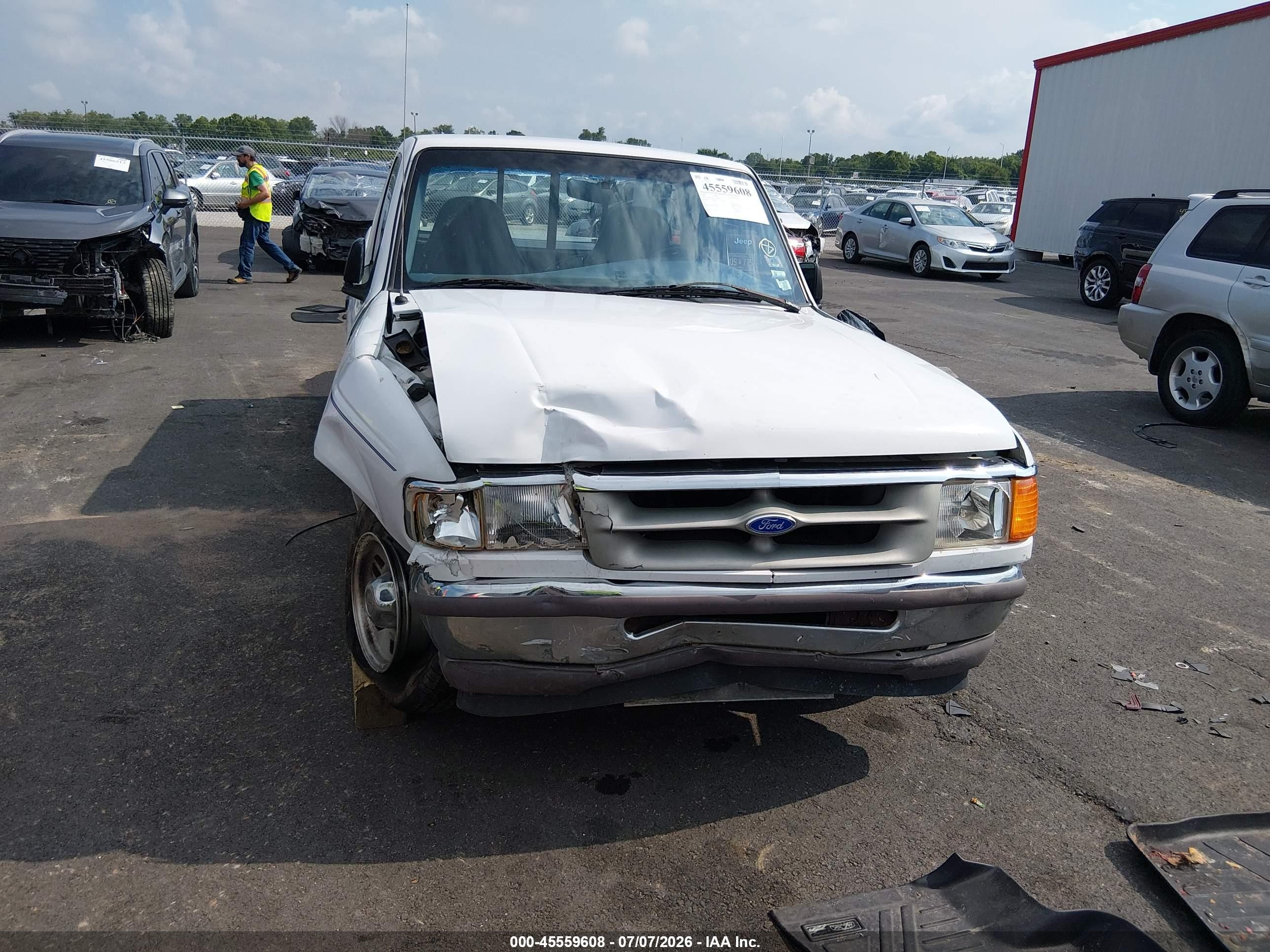 1997 Ford Ranger Splash/xlt White vin: 1FTCR10A1VUA29413