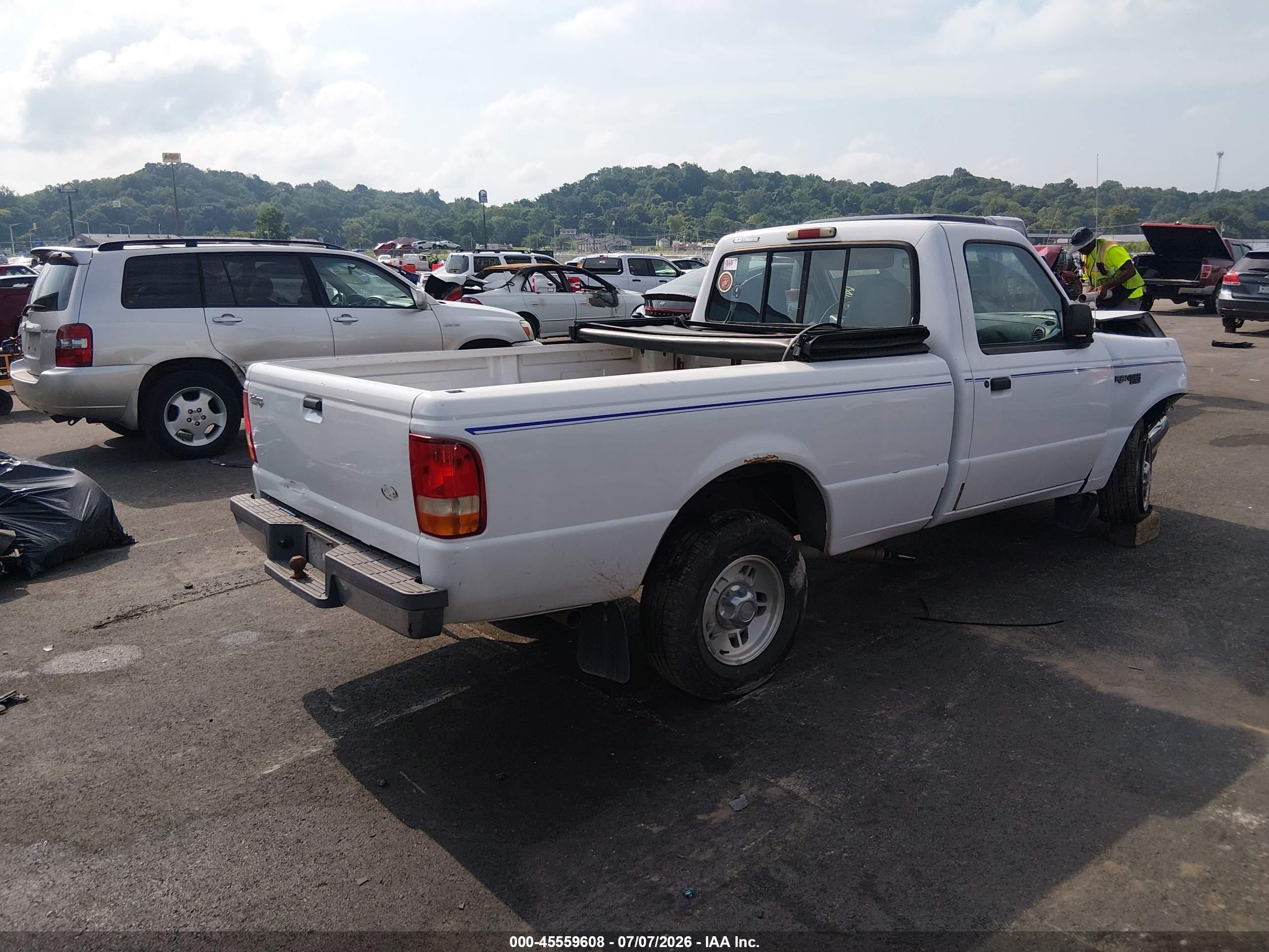 1997 Ford Ranger Splash/xlt White vin: 1FTCR10A1VUA29413