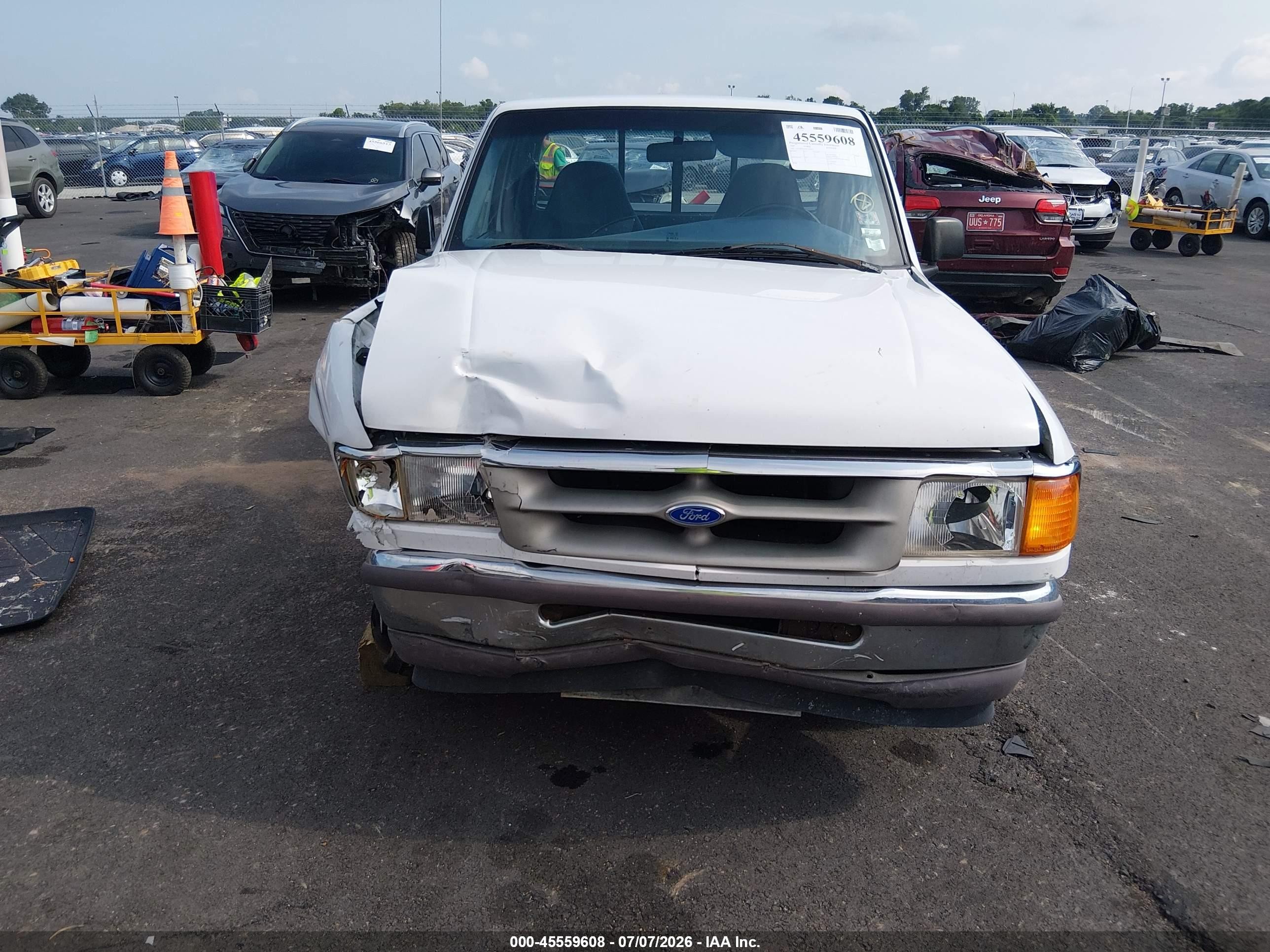 1997 Ford Ranger Splash/xlt White vin: 1FTCR10A1VUA29413