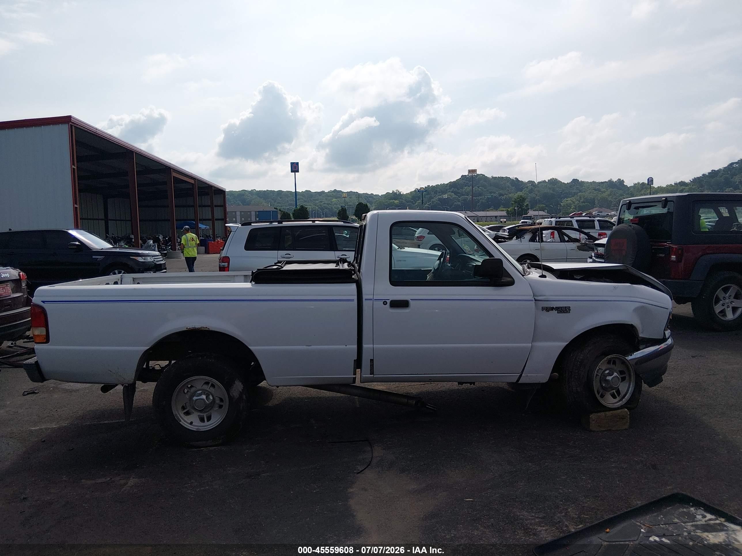 1997 Ford Ranger Splash/xlt White vin: 1FTCR10A1VUA29413