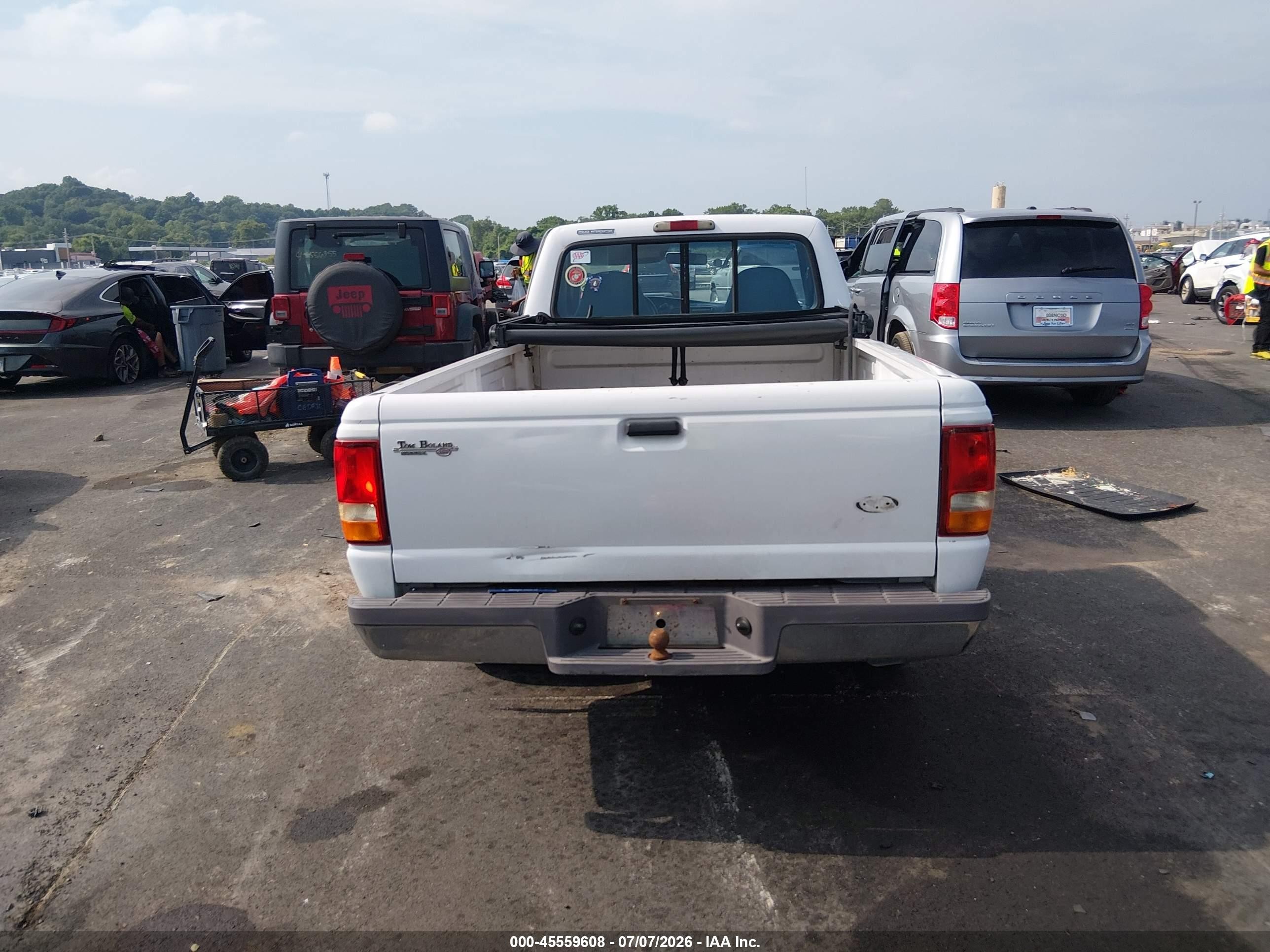 1997 Ford Ranger Splash/xlt White vin: 1FTCR10A1VUA29413