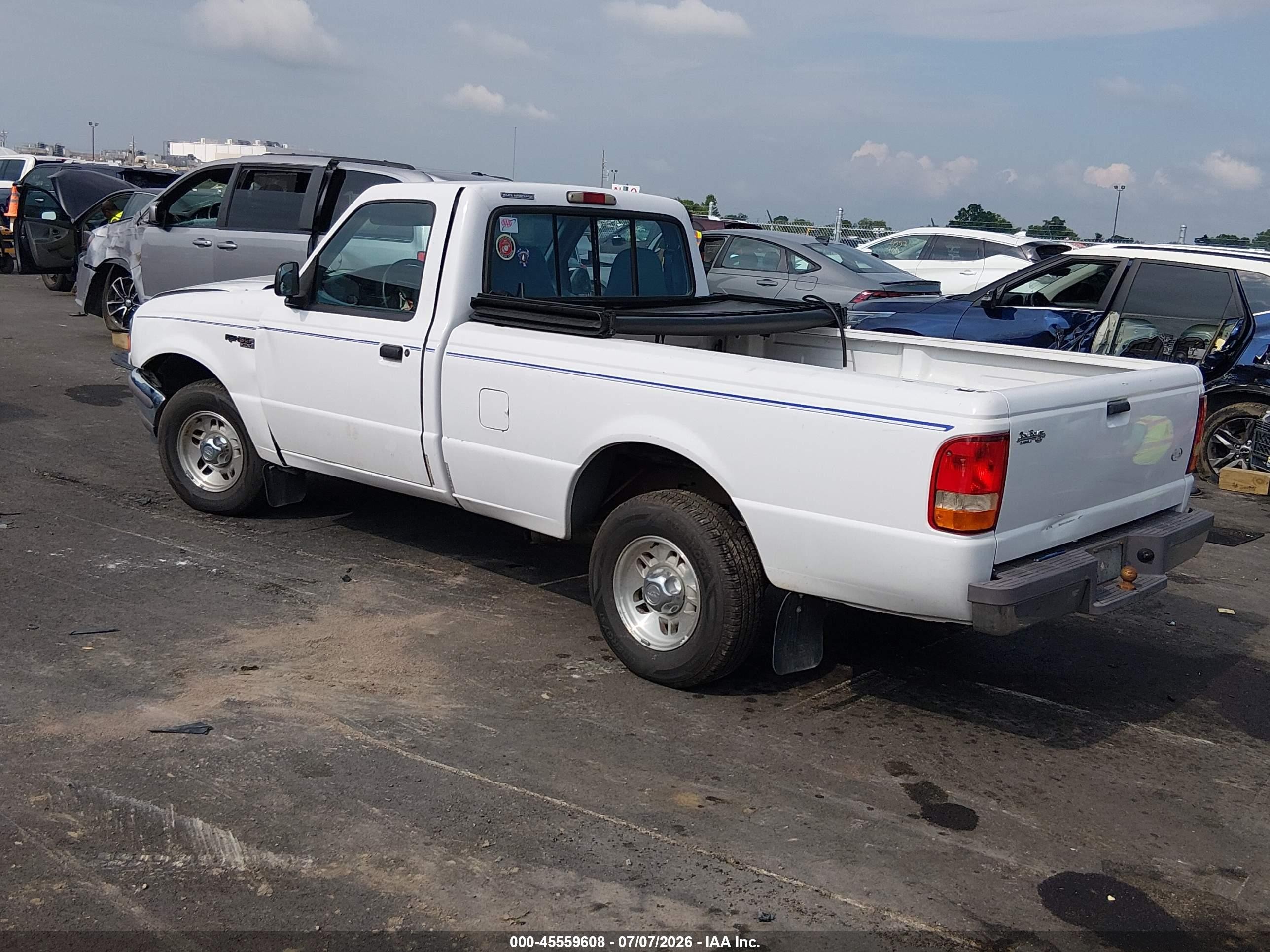 1997 Ford Ranger Splash/xlt White vin: 1FTCR10A1VUA29413