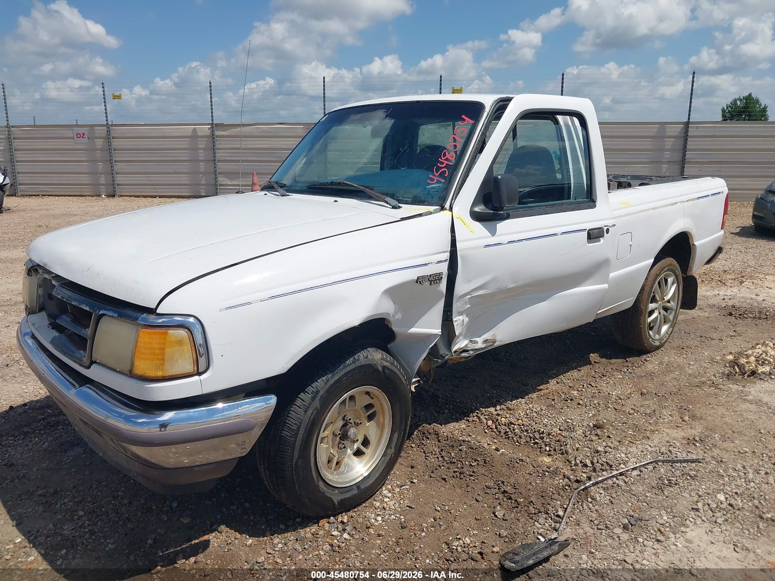 1997 Ford Ranger Splash/xlt White vin: 1FTCR10A1VUA67286