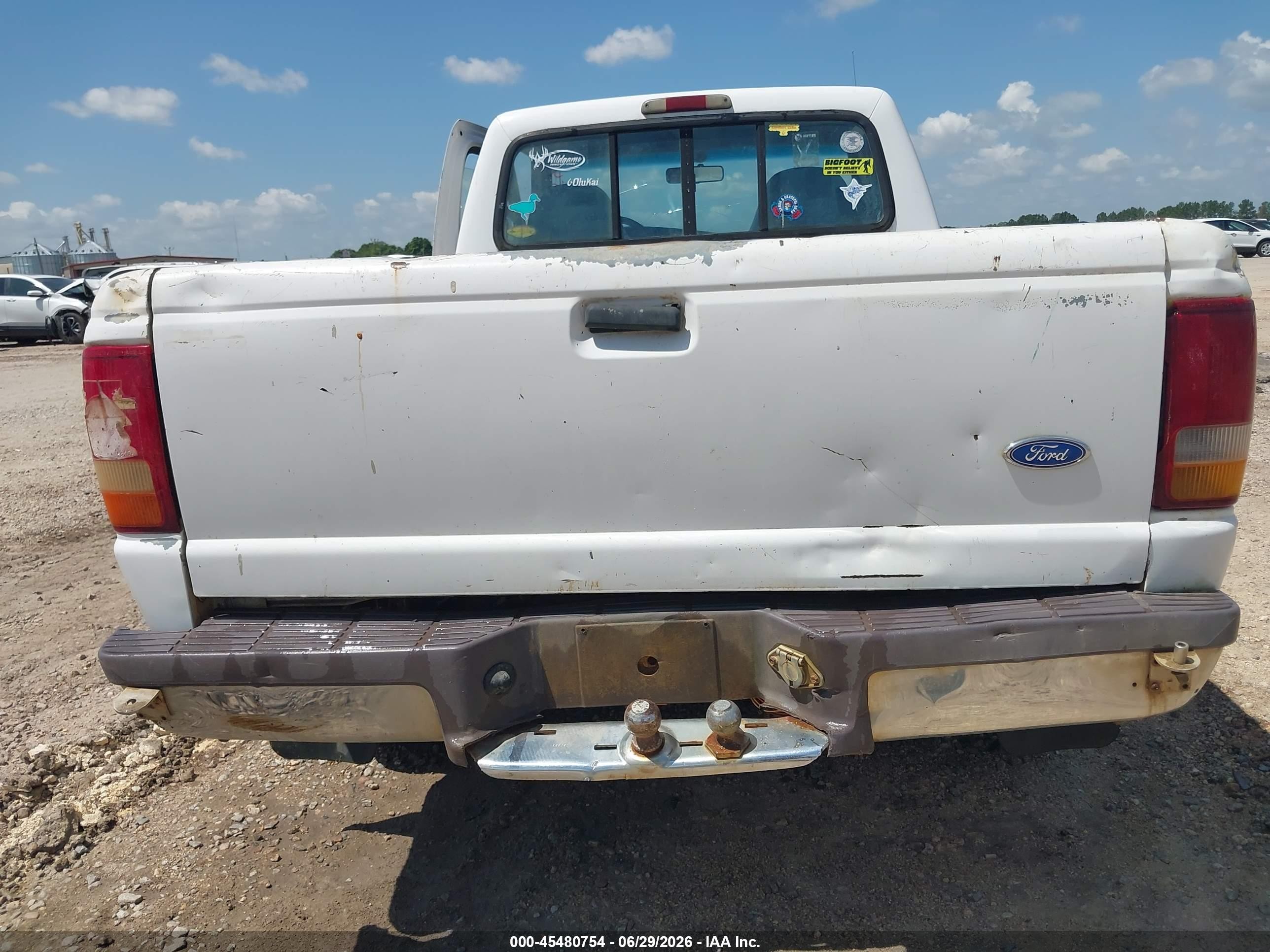 1997 Ford Ranger Splash/xlt White vin: 1FTCR10A1VUA67286