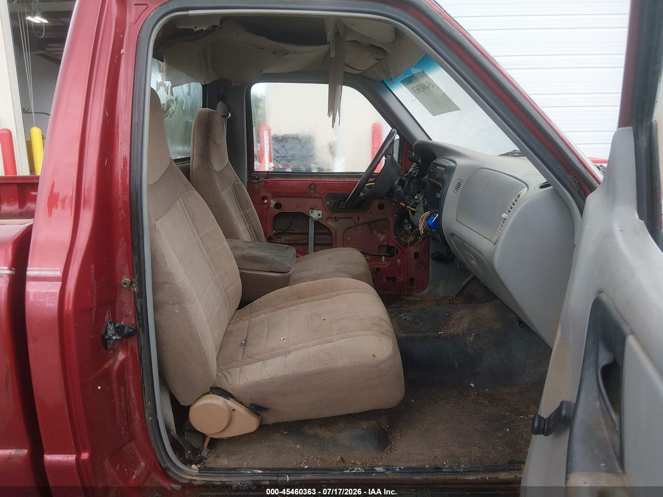 1997 Ford Ranger Splash/xlt Red vin: 1FTCR10A1VUA69197