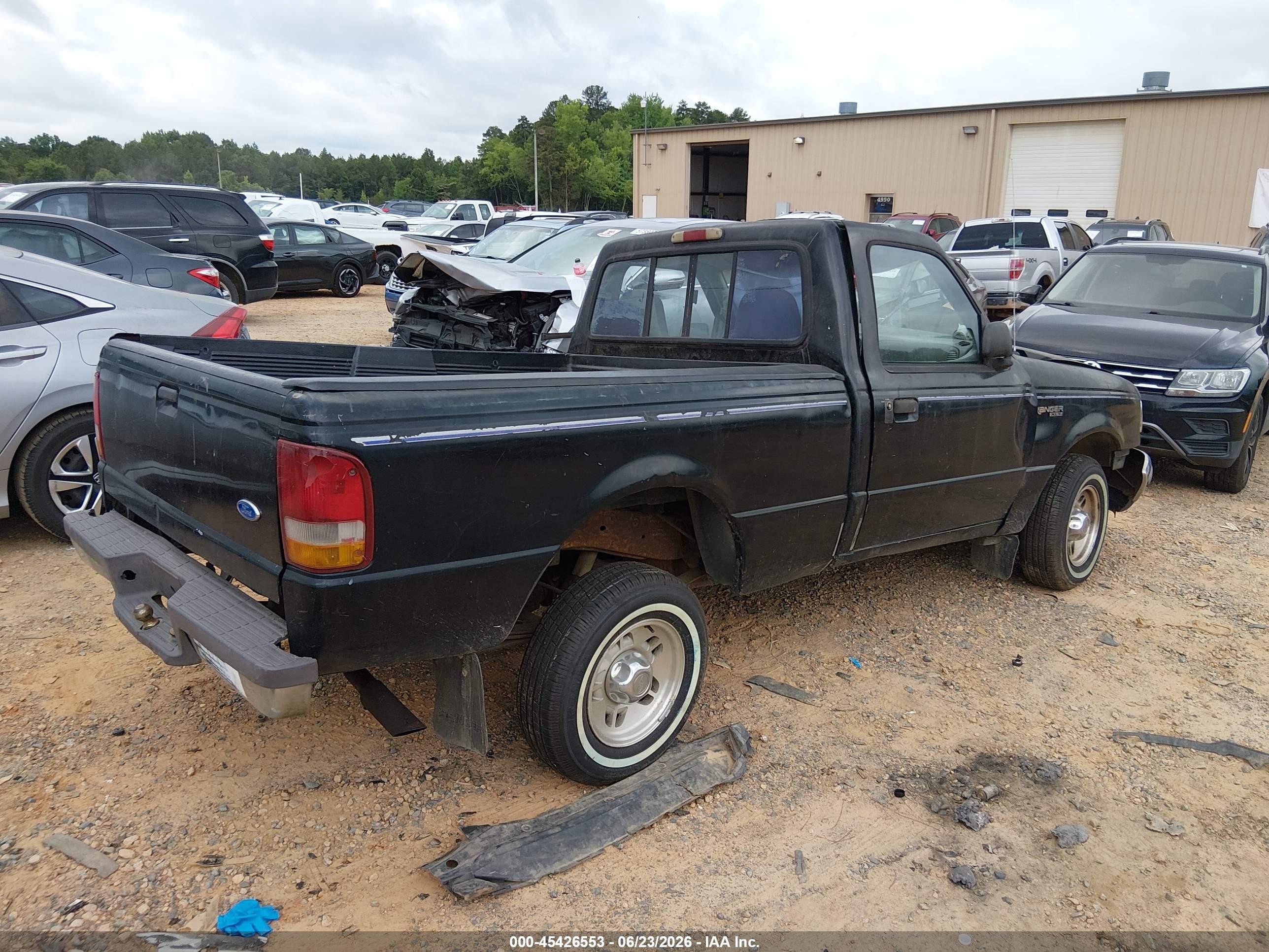 1997 Ford Ranger Splash/xl/xlt Черный vin: 1FTCR10A1VUB66013