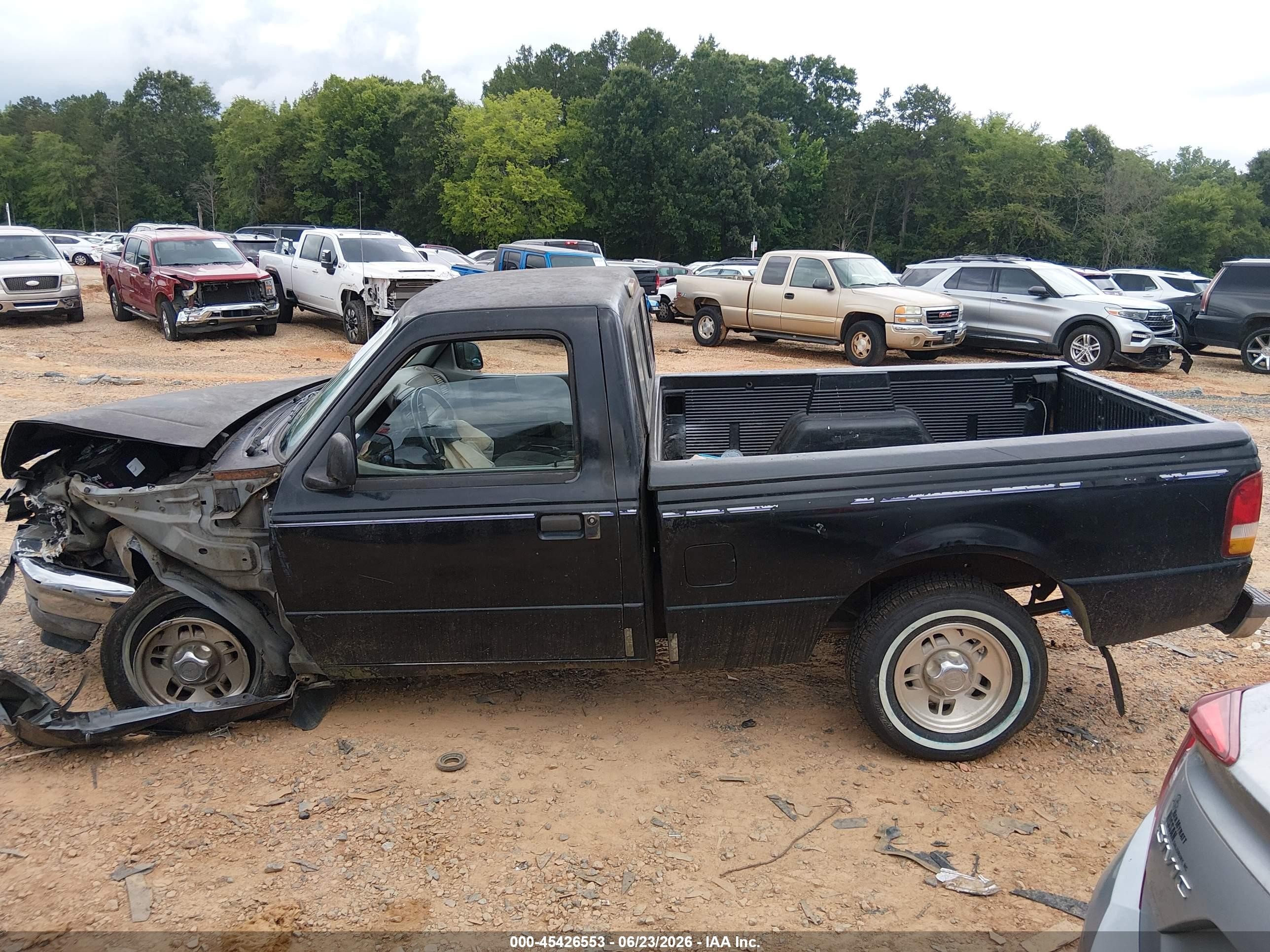 1997 Ford Ranger Splash/xl/xlt Черный vin: 1FTCR10A1VUB66013