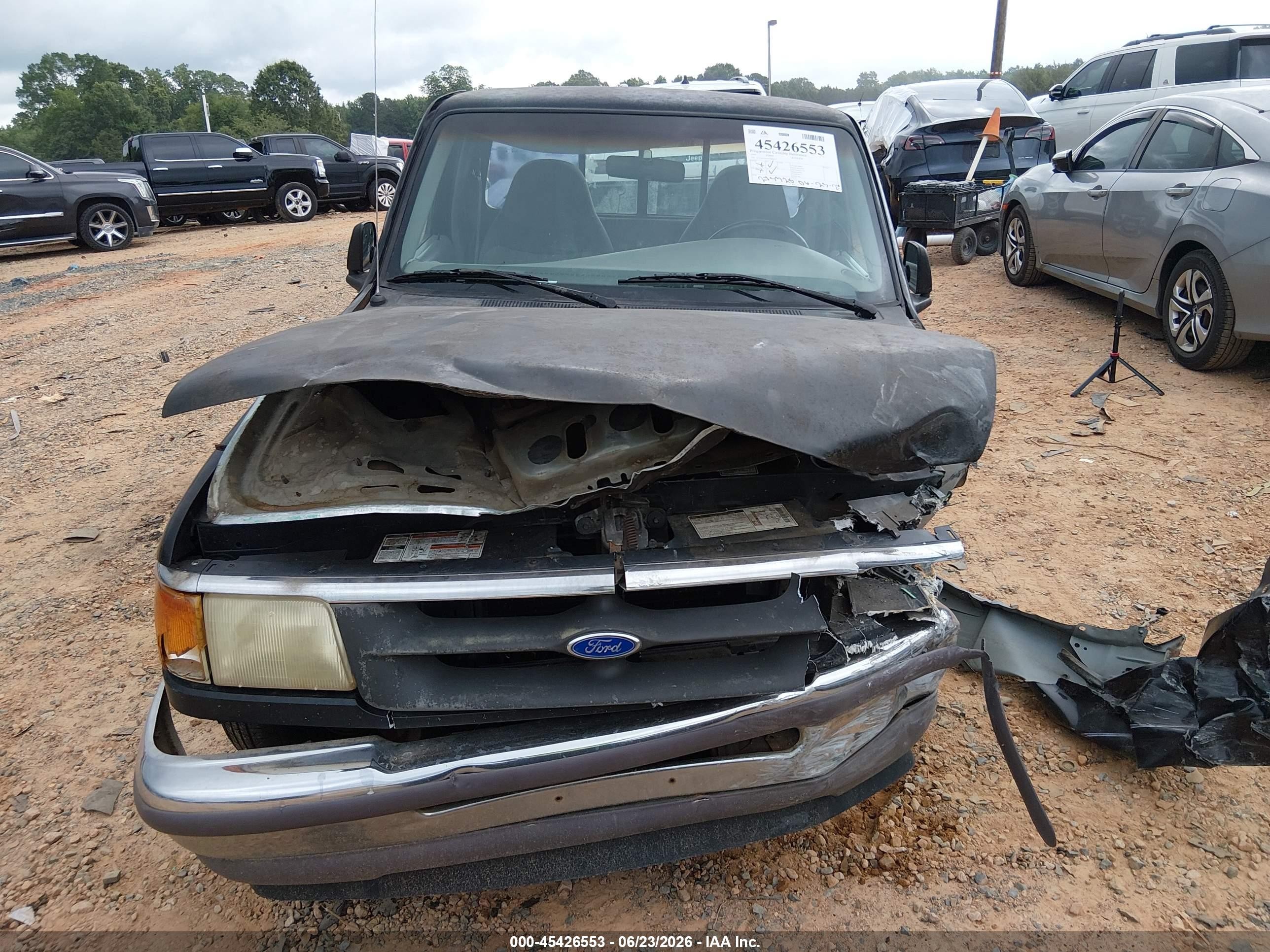 1997 Ford Ranger Splash/xl/xlt Черный vin: 1FTCR10A1VUB66013