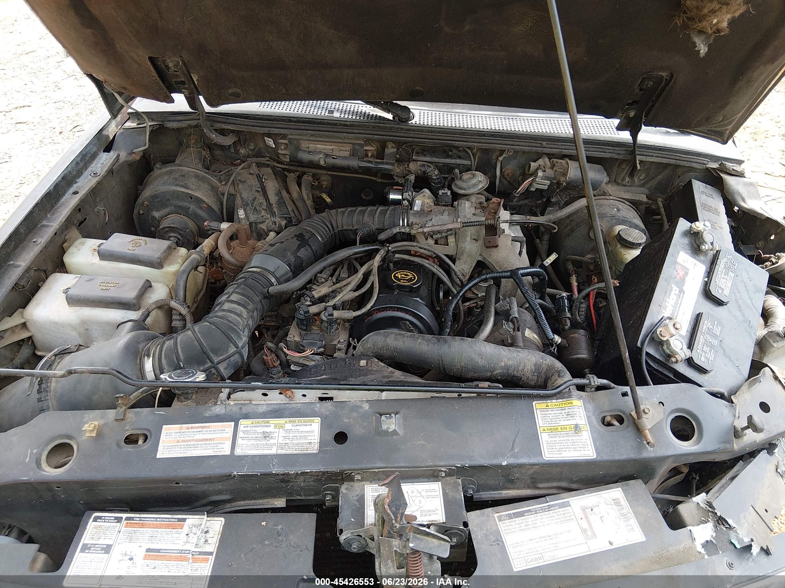 1997 Ford Ranger Splash/xl/xlt Черный vin: 1FTCR10A1VUB66013