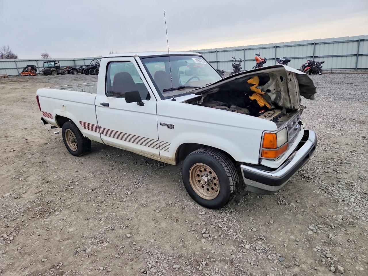 1991 Ford Ranger White vin: 1FTCR10A2MTA48766