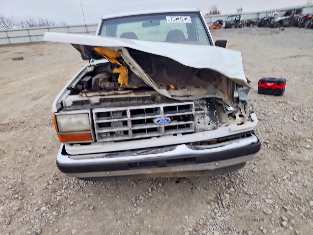 1991 Ford Ranger White vin: 1FTCR10A2MTA48766